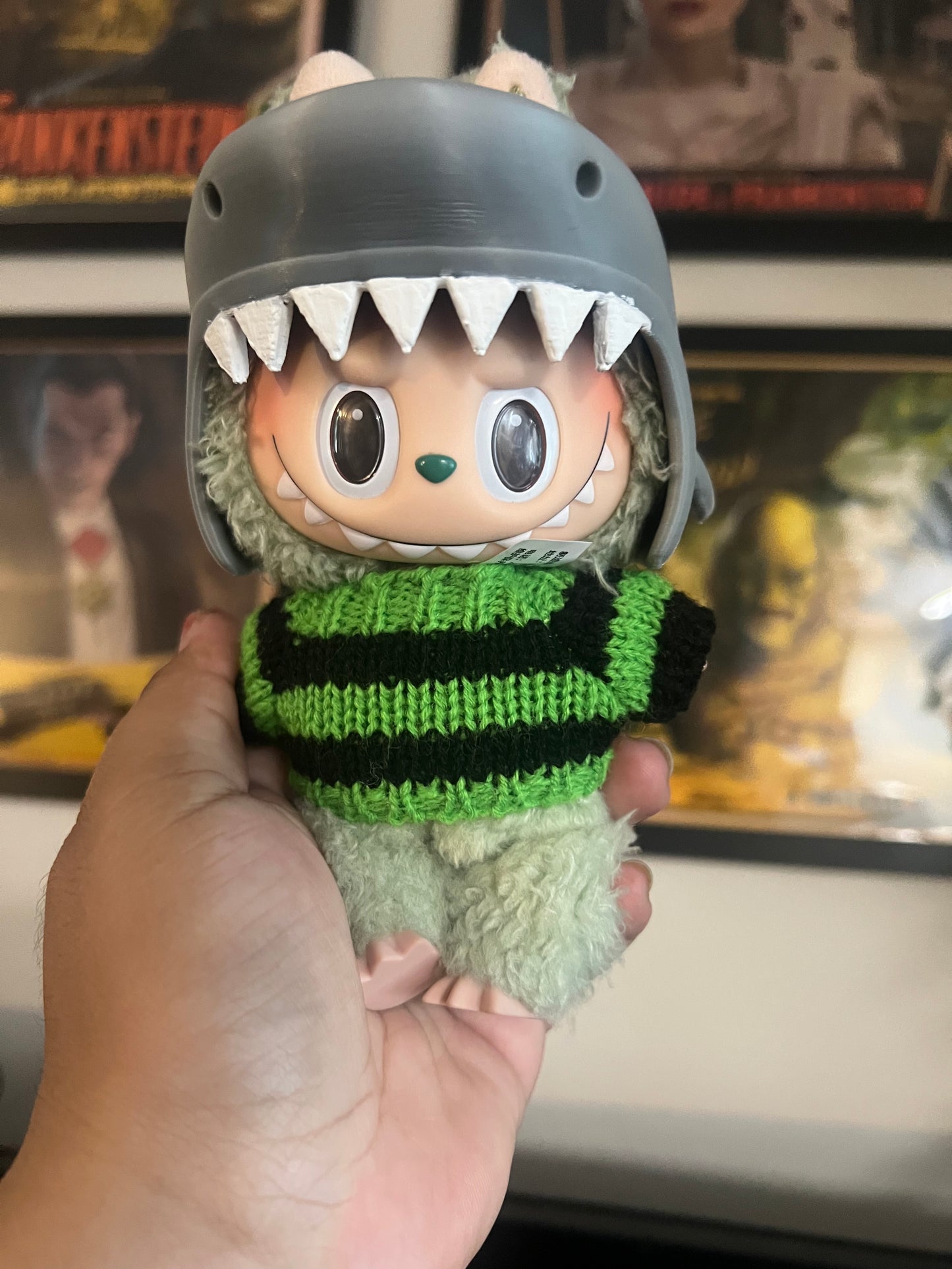 Labubu Full Shark Hat