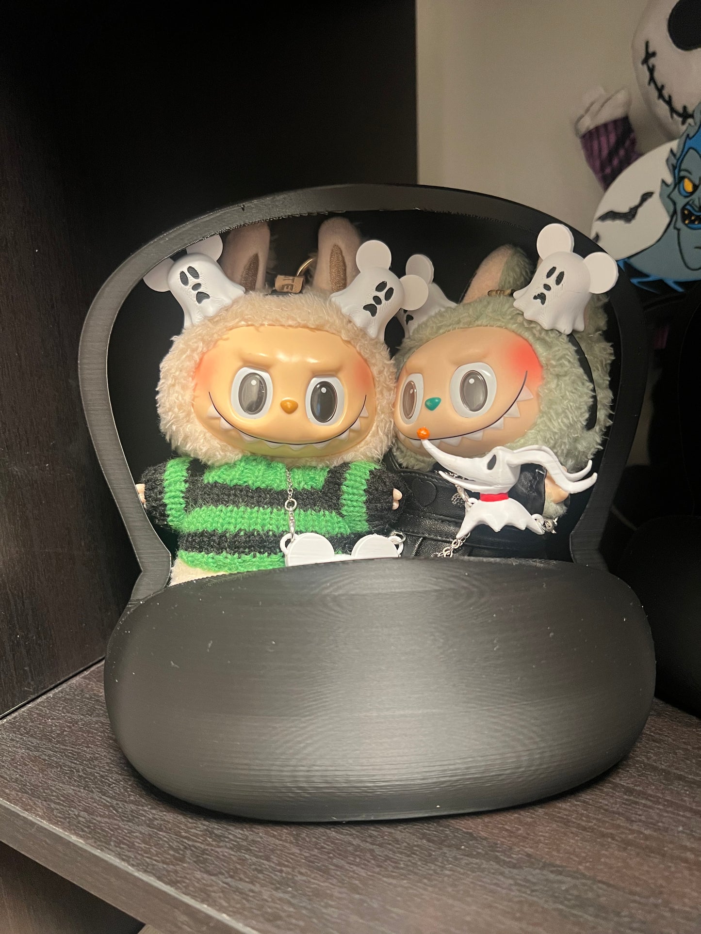 Labubu Doom Buggy Haunted Mansion Themed Display