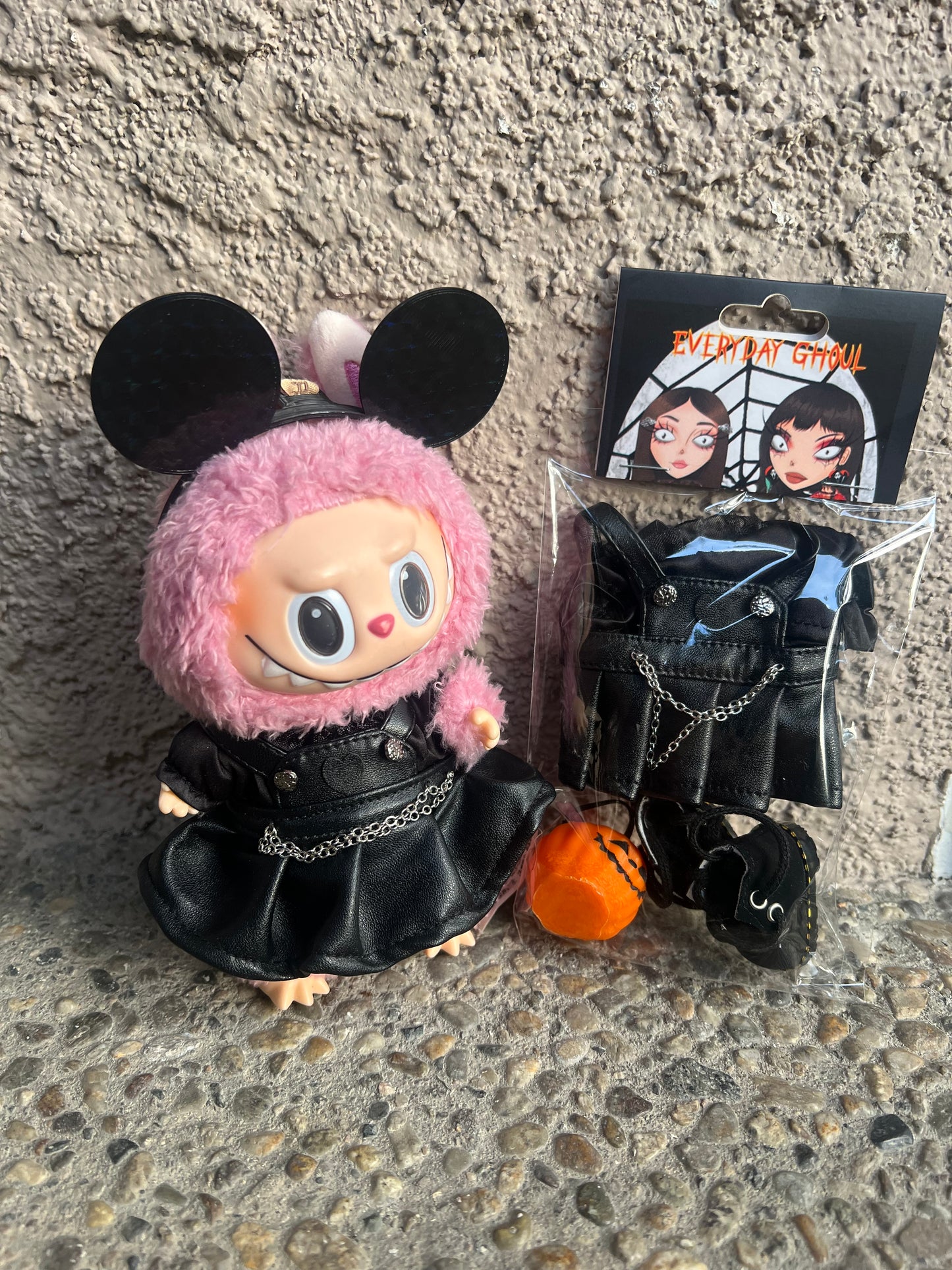 Labubu Baby Goth Starter Kit Free Disney Ears with Purchase