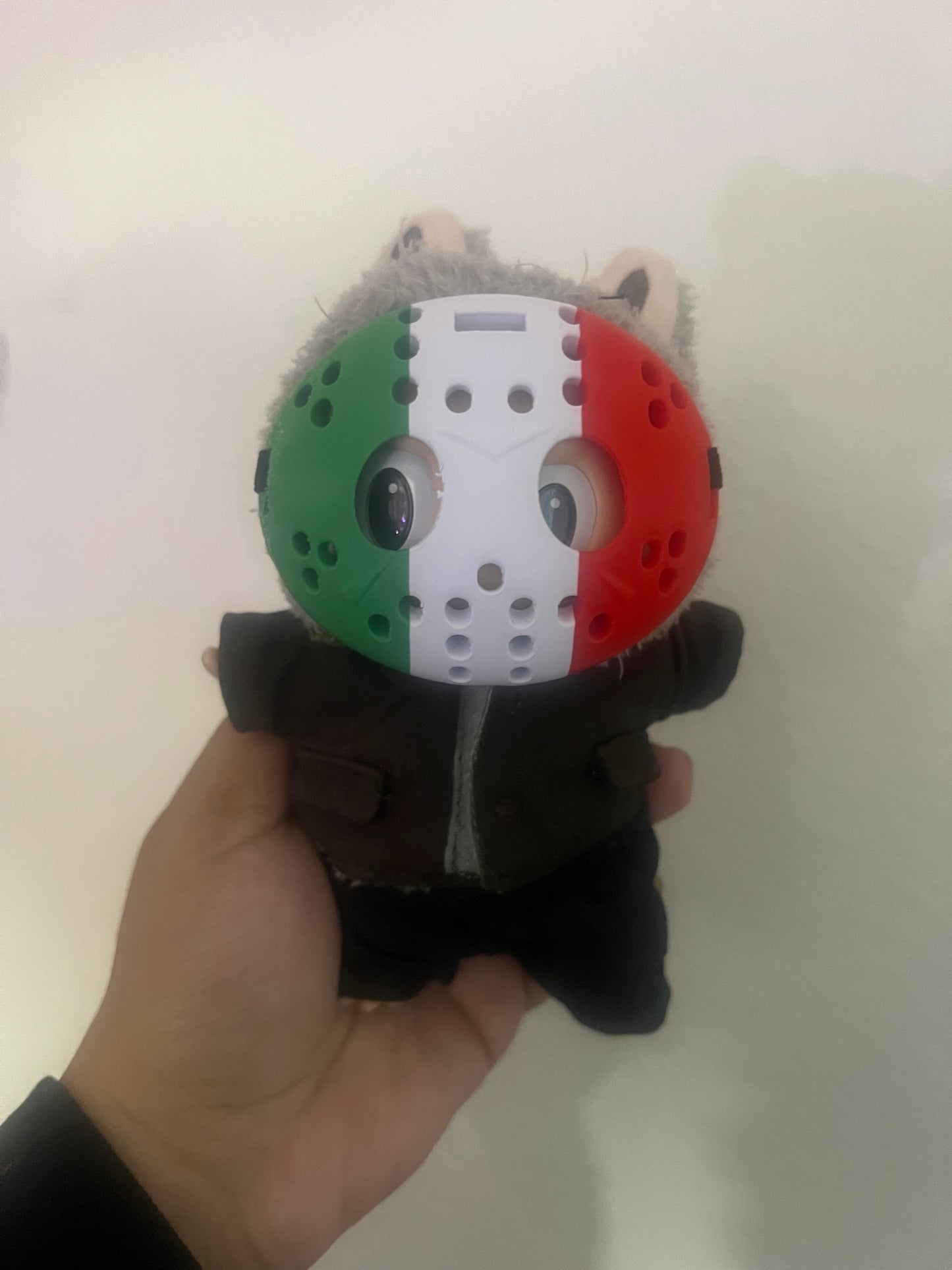Viva Mexico! Mexican flag Jason Voorhees Labubu Horror Mask