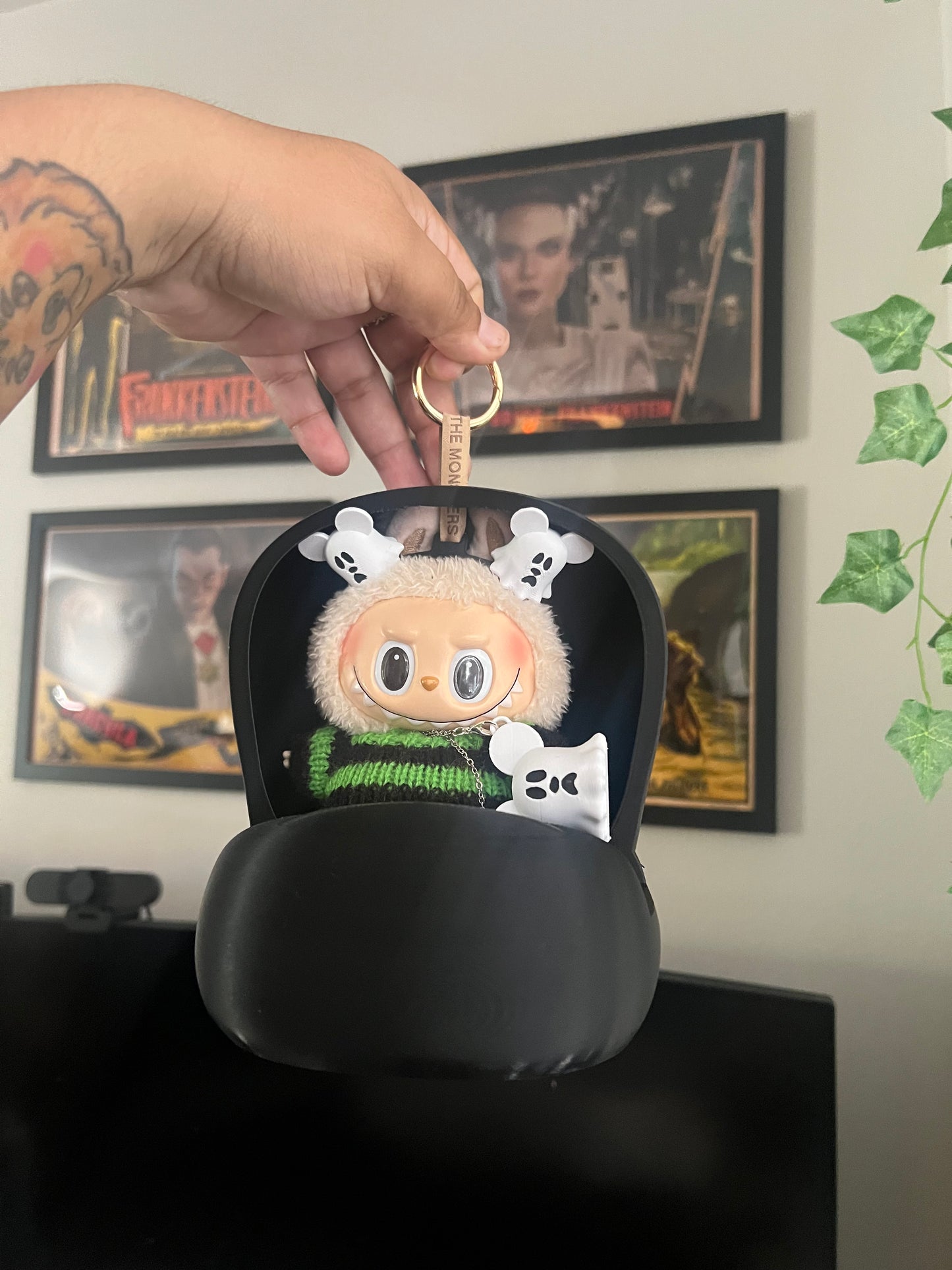 Doom Buggy Labubu Carrier Keychain Slot