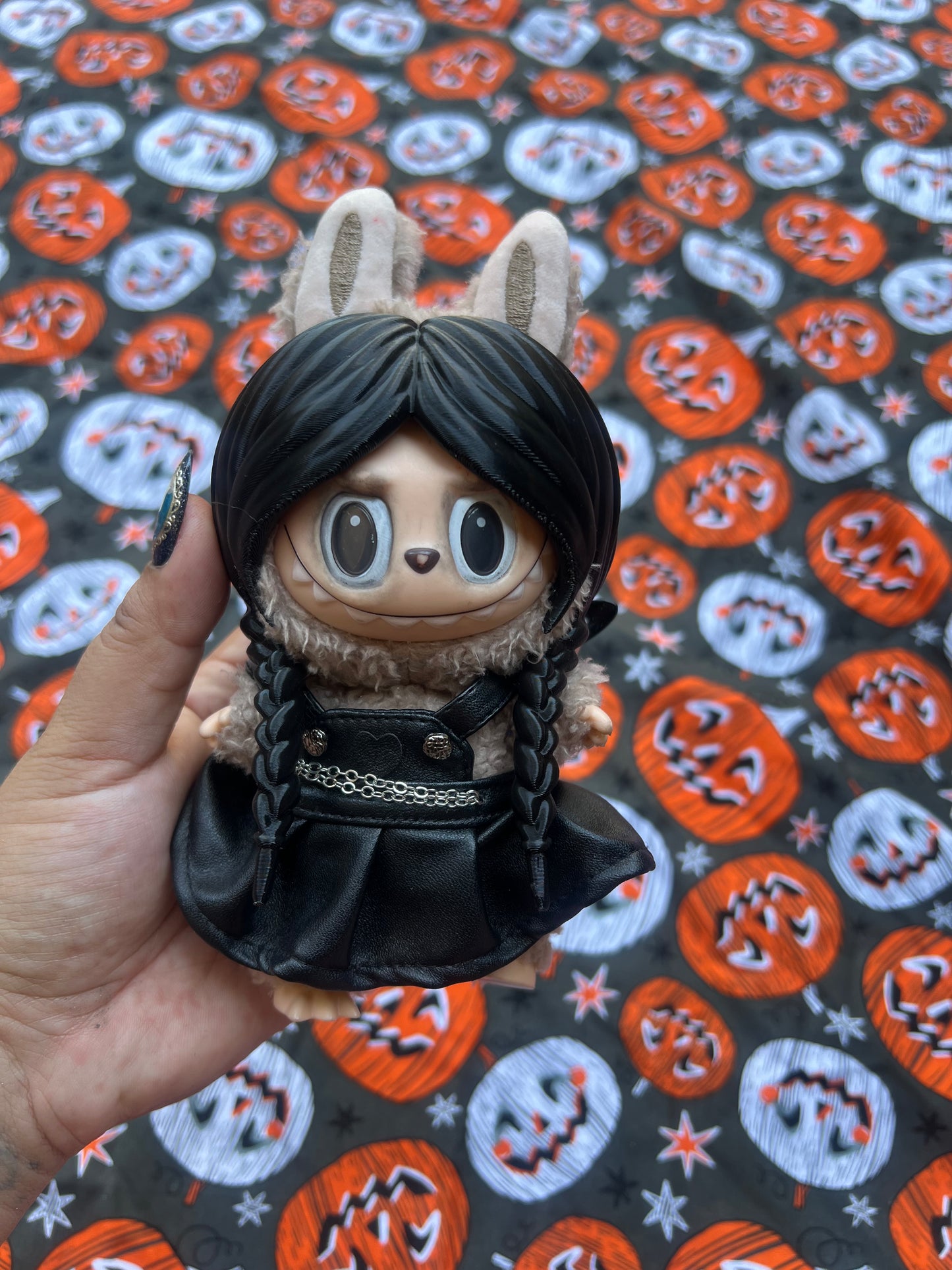 Labubu Wednesday Addams Acessory