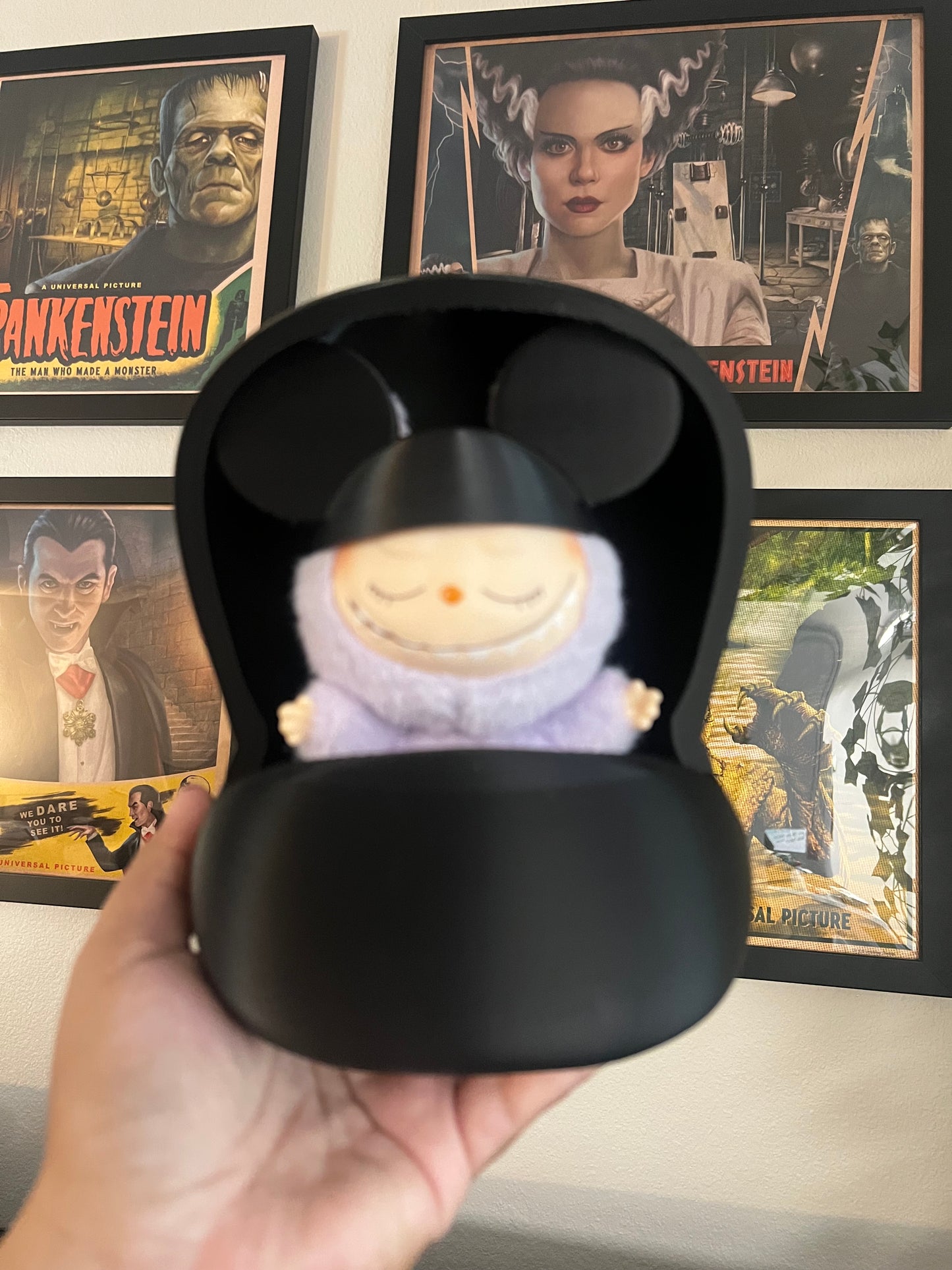 Labubu Doom Buggy Haunted Mansion Themed Display