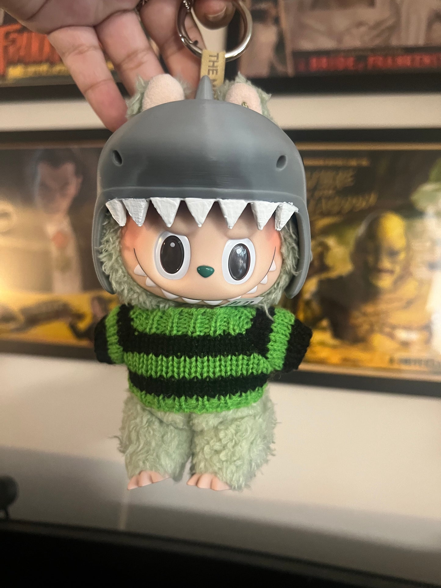 Labubu Full Shark Hat