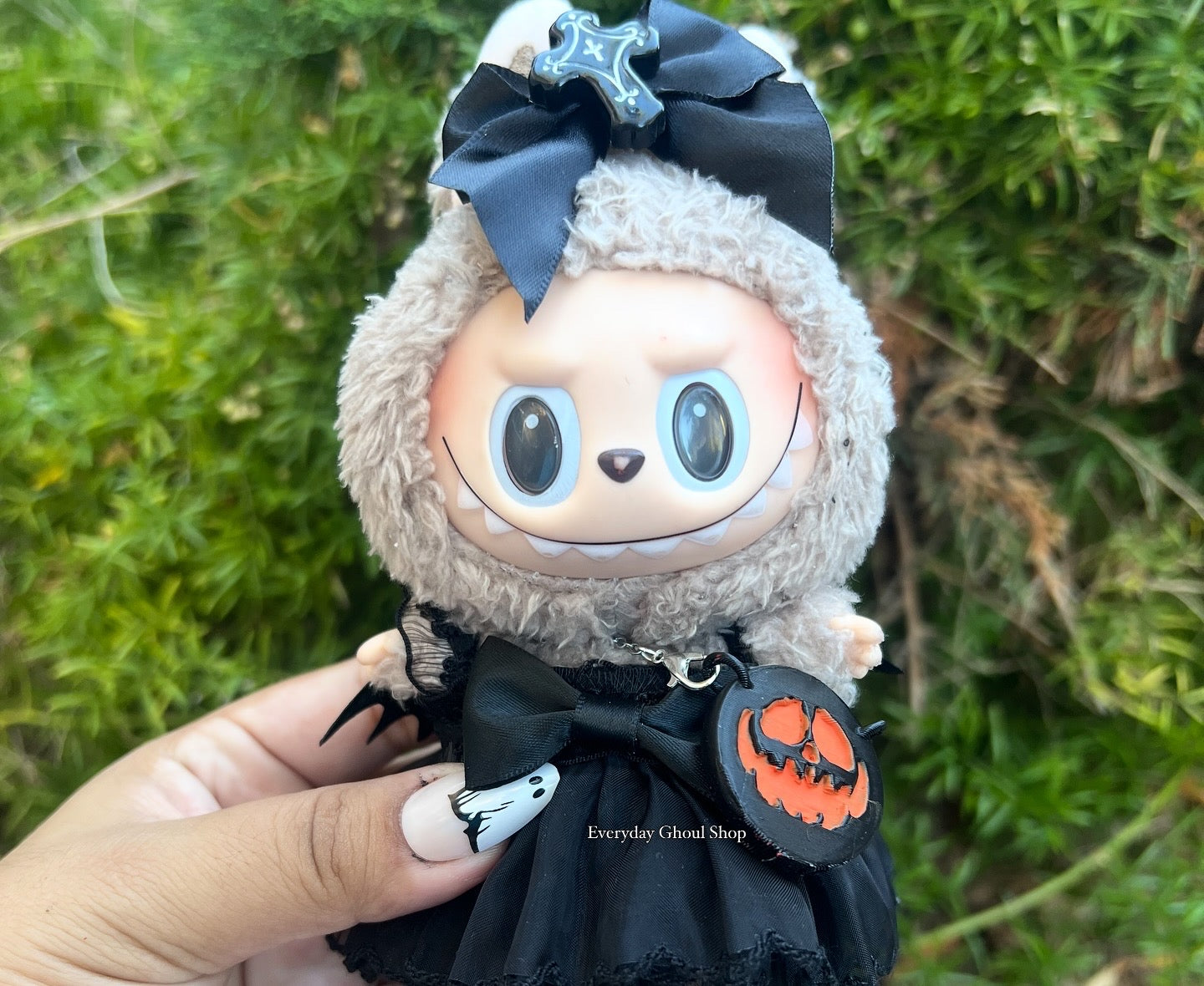 Labubu Pumpkin Face Round Crossbody Bag