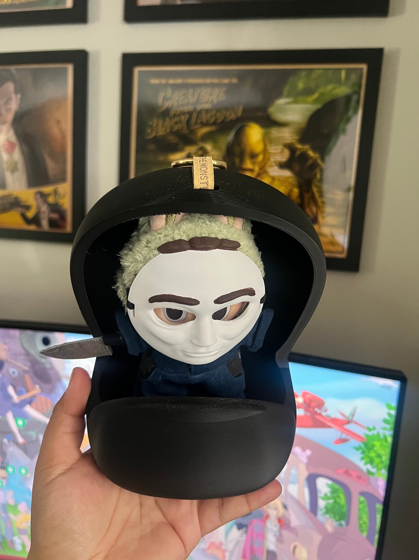 Doom Buggy Labubu Carrier Keychain Slot