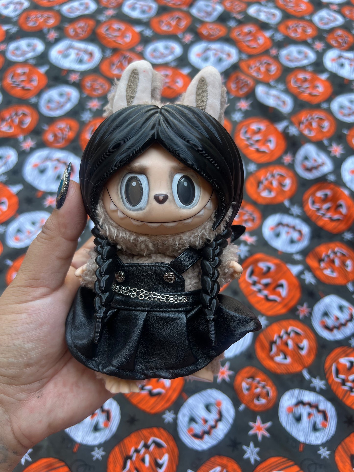 Labubu Wednesday Addams Acessory