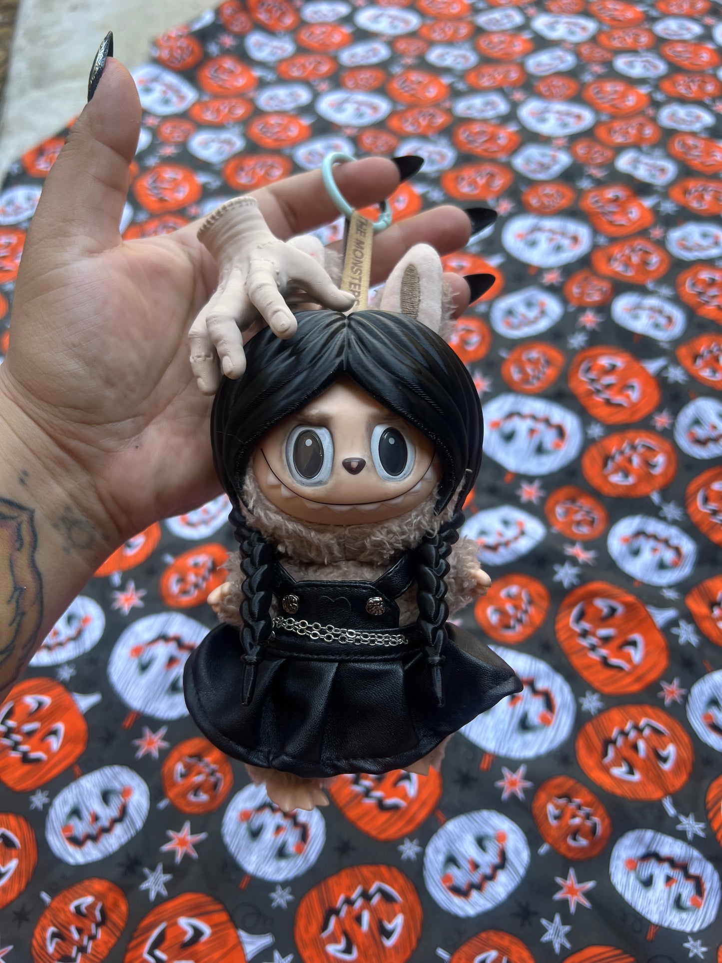 Labubu Wednesday Addams Acessory