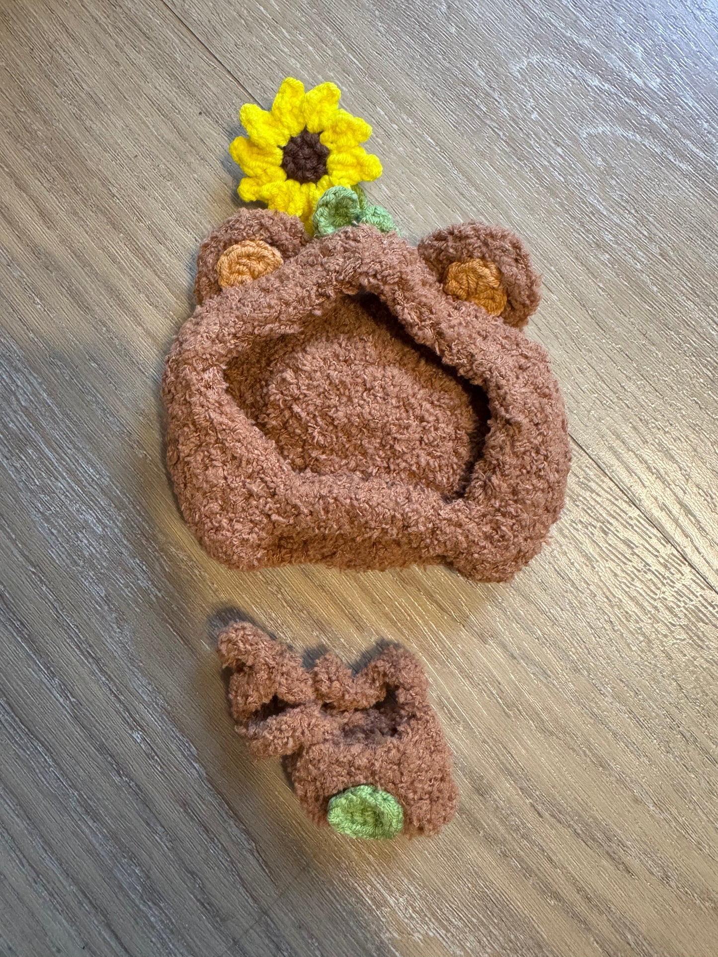 Sunflower Teddy Outfit