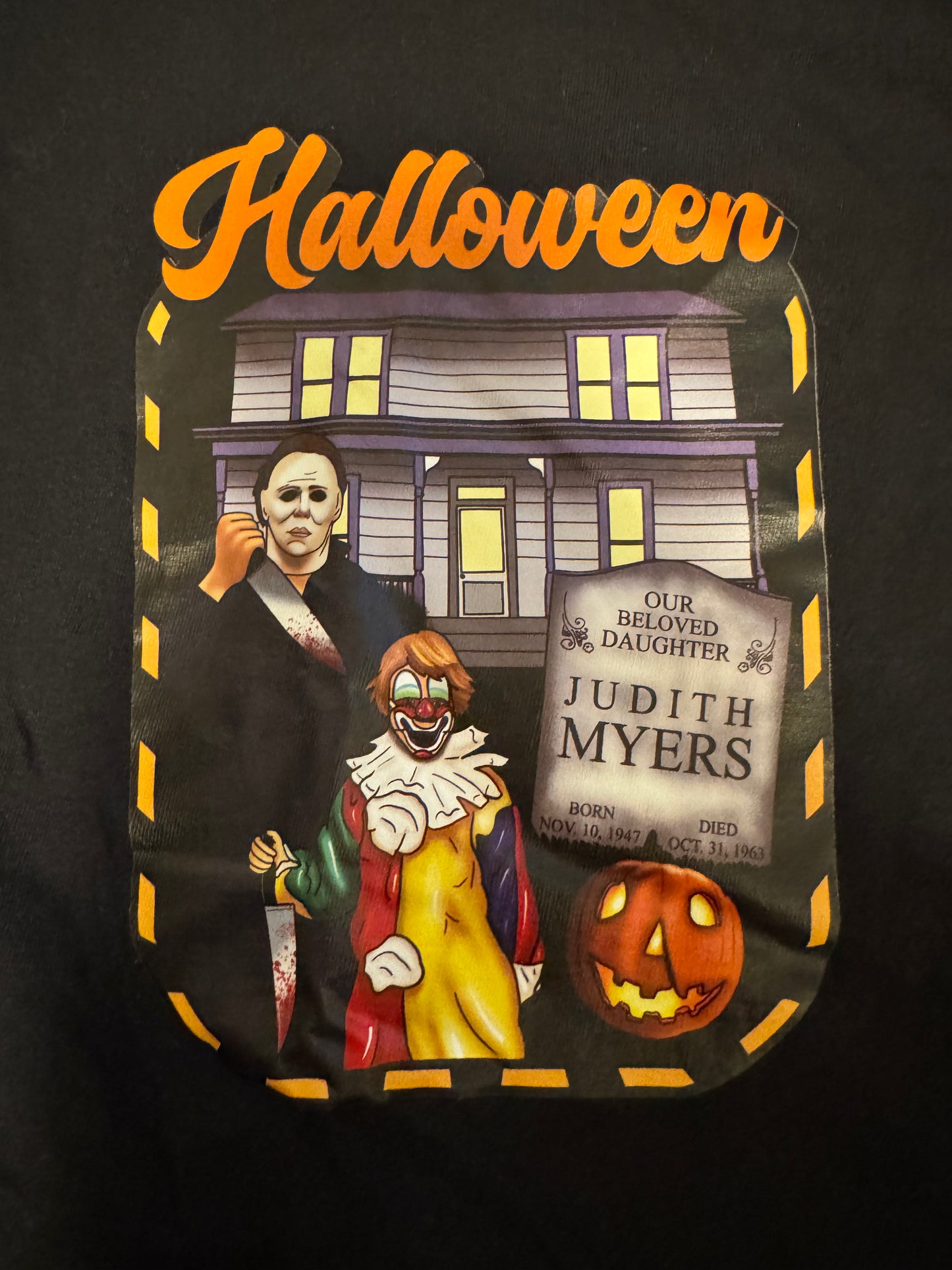 Large Unisex Horror T-SHIRTS HOODIES SWEATSHIRTS Everyday Halloween Shirts B Grade