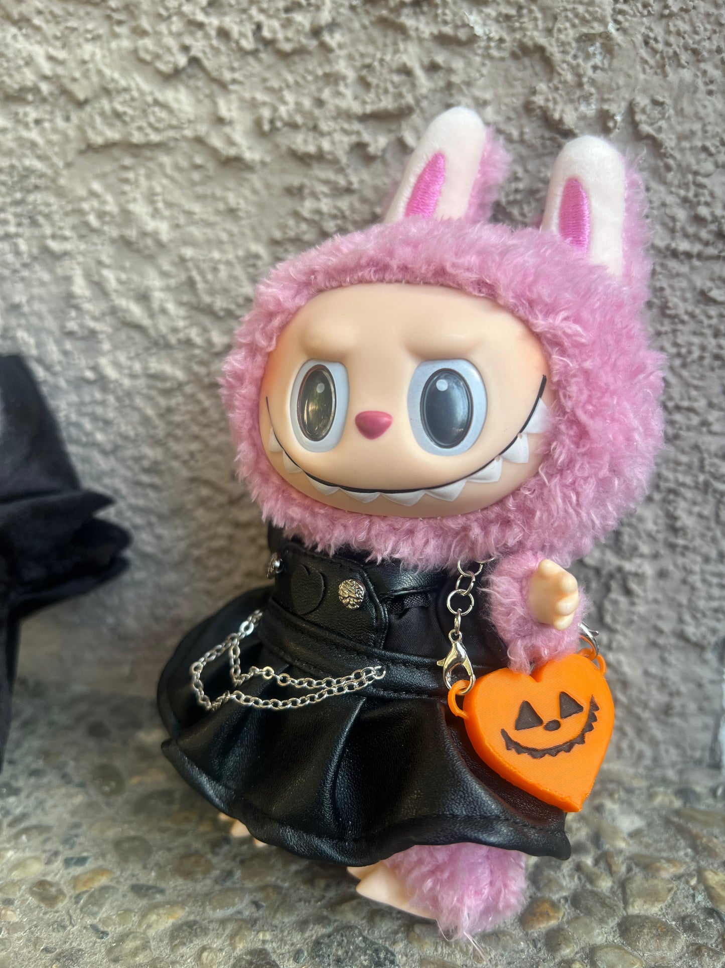 Jack-O-Latern Labubu Bag Accessory
