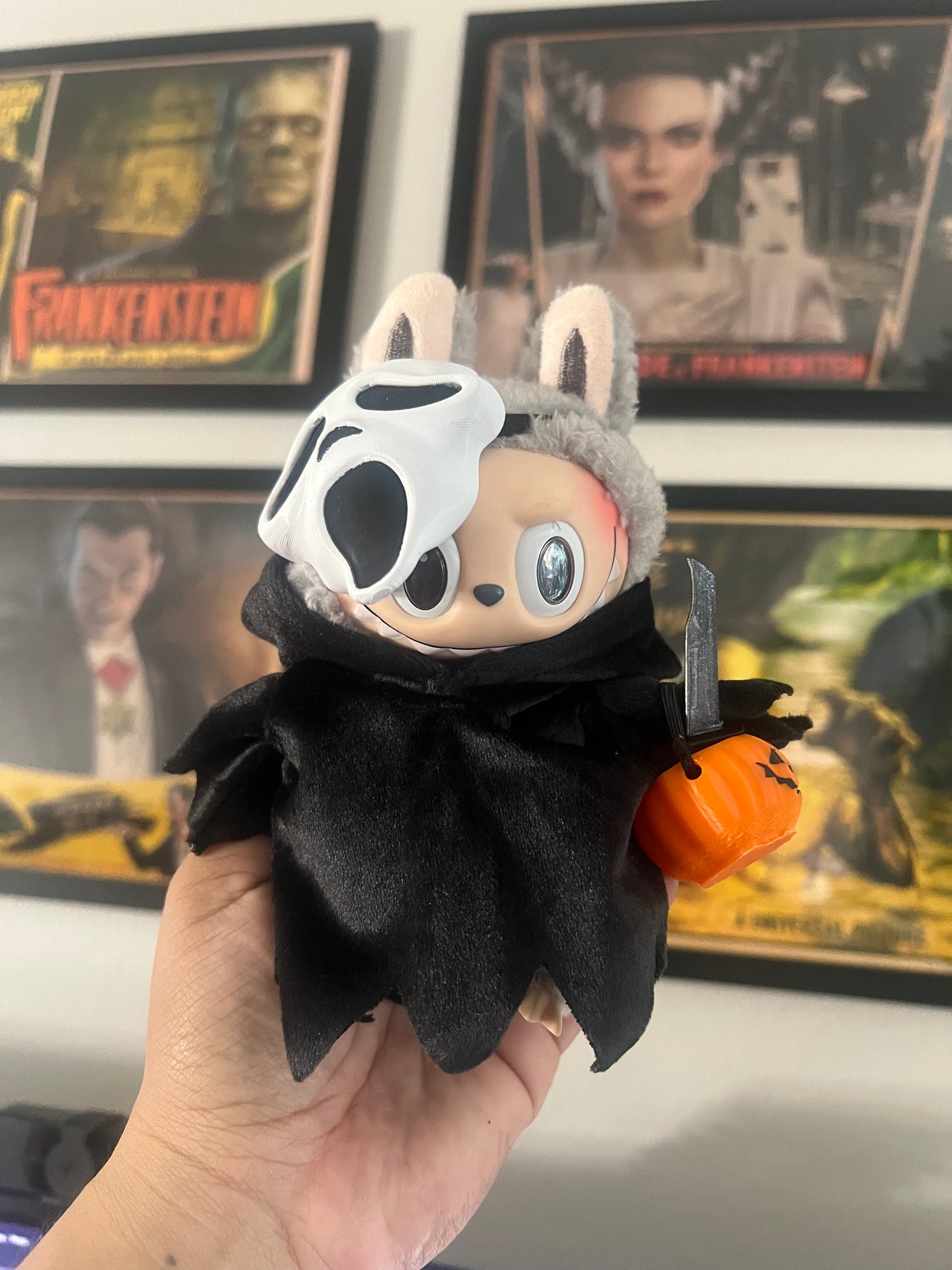Jack-O-Latern Labubu Bag Accessory