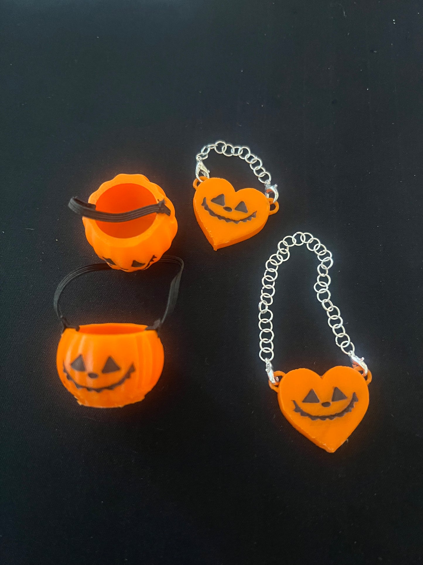 Jack-O-Latern Labubu Bag Accessory