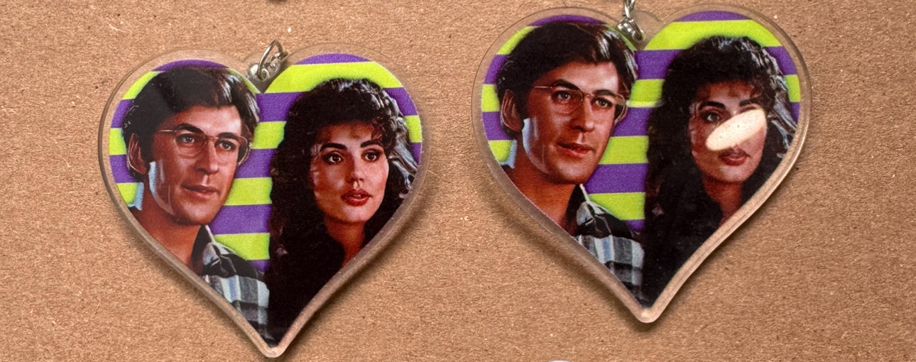 Beetlejuice Heart Earrings | Beetlejuice, Lydia ,Adam and Barbara Maitland