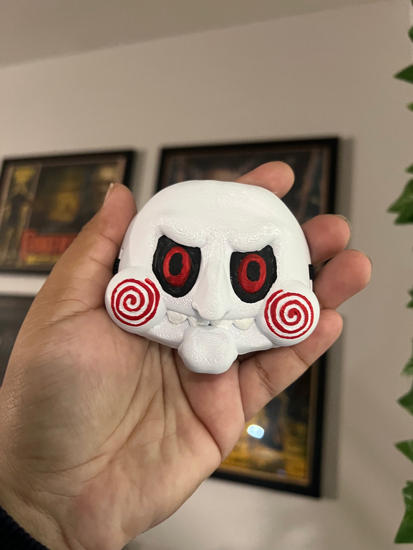 Billy from Saw Labubu Mask