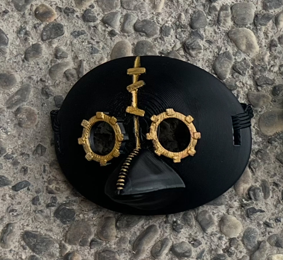 Plague Doctor Labubu Mask