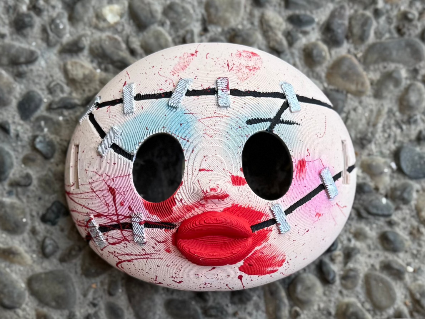 Leatherface Pretty Lady Labubu Mask