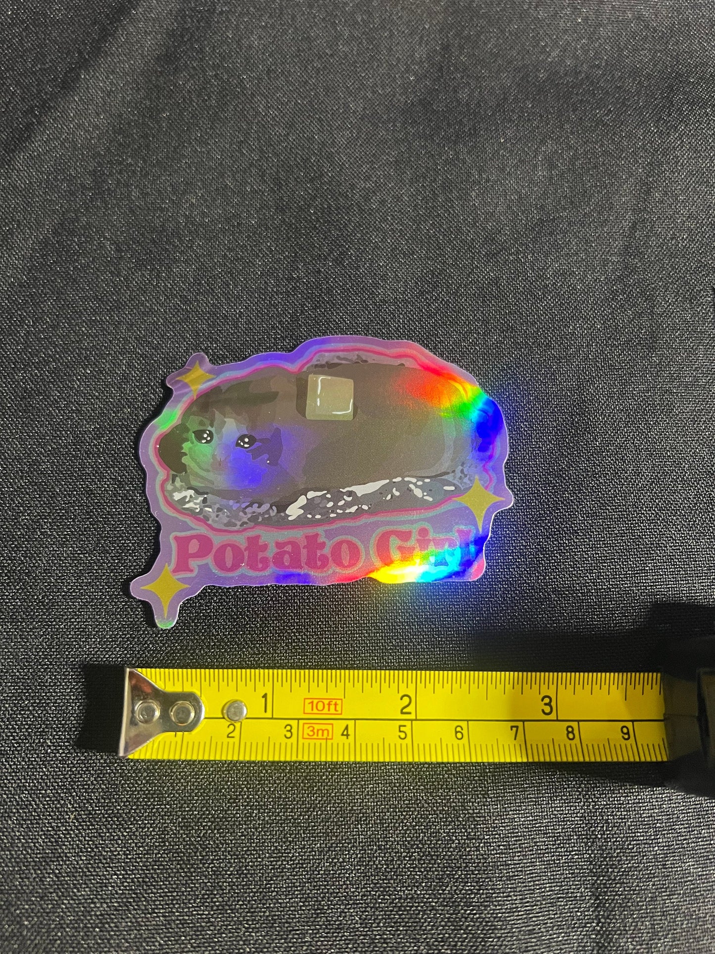 Potato Girl Cat Sticker