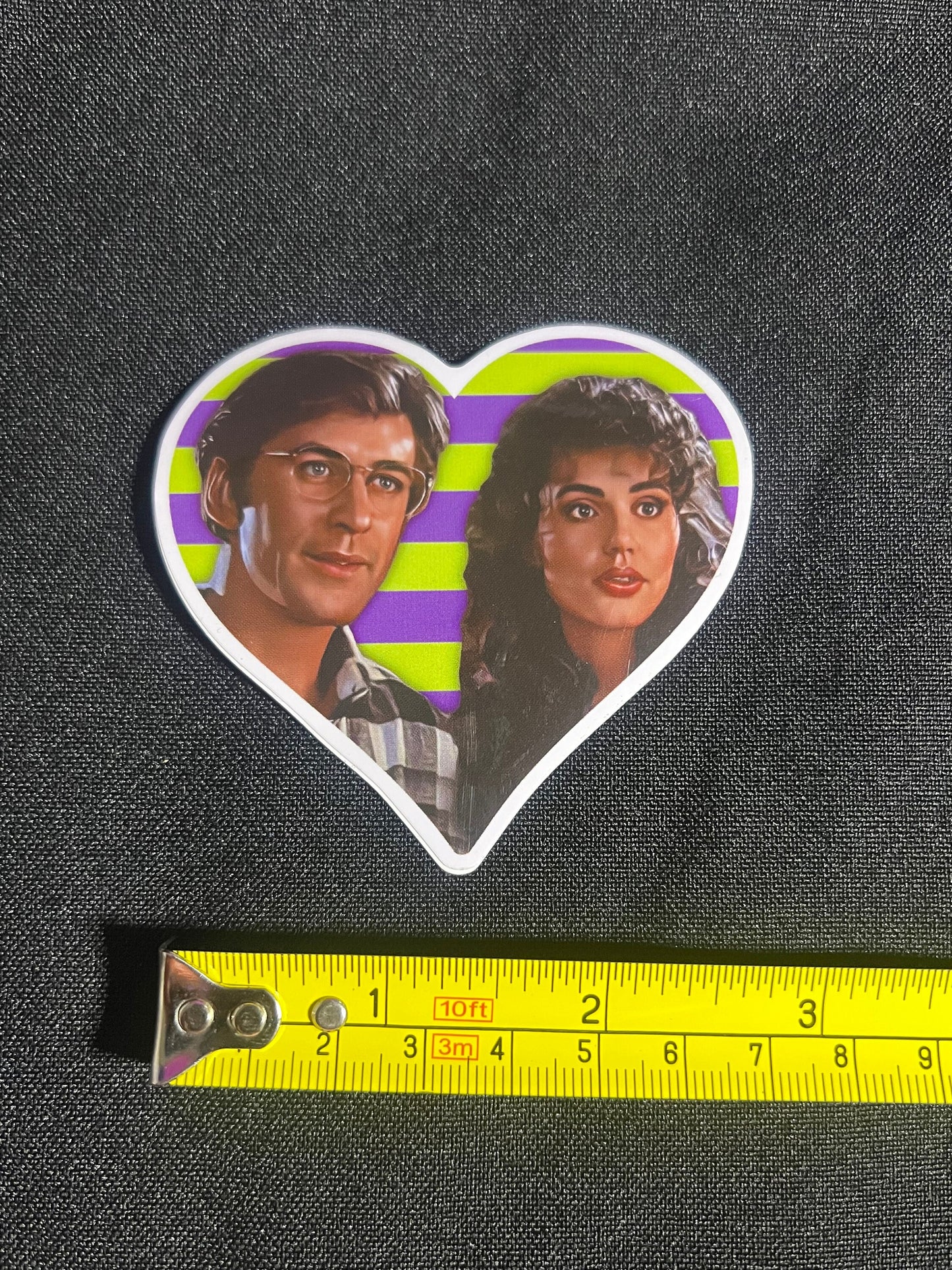 Beetlejuice Heart Stickers