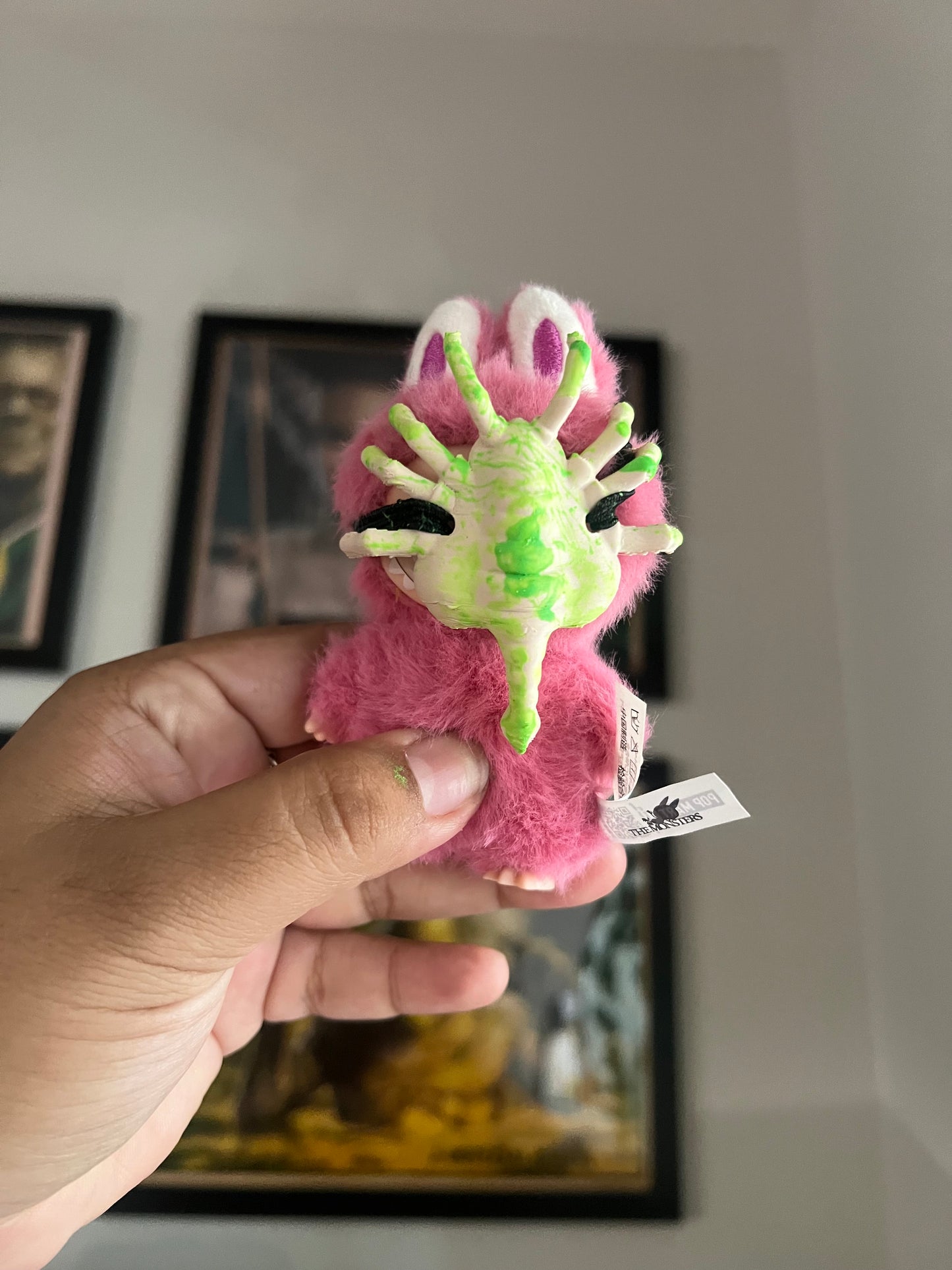 Labubu Pin for Love Baby Face Hugger