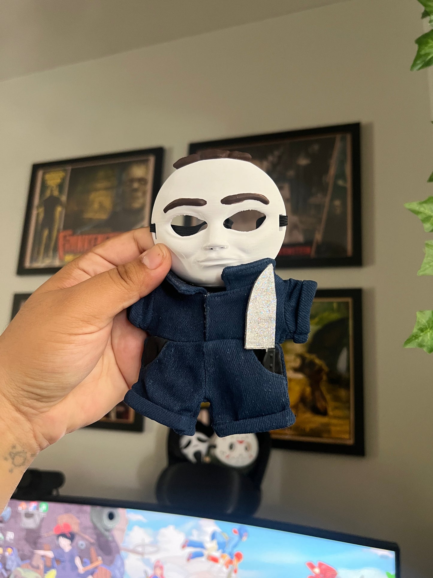 Labubu Michael Myers Costume
