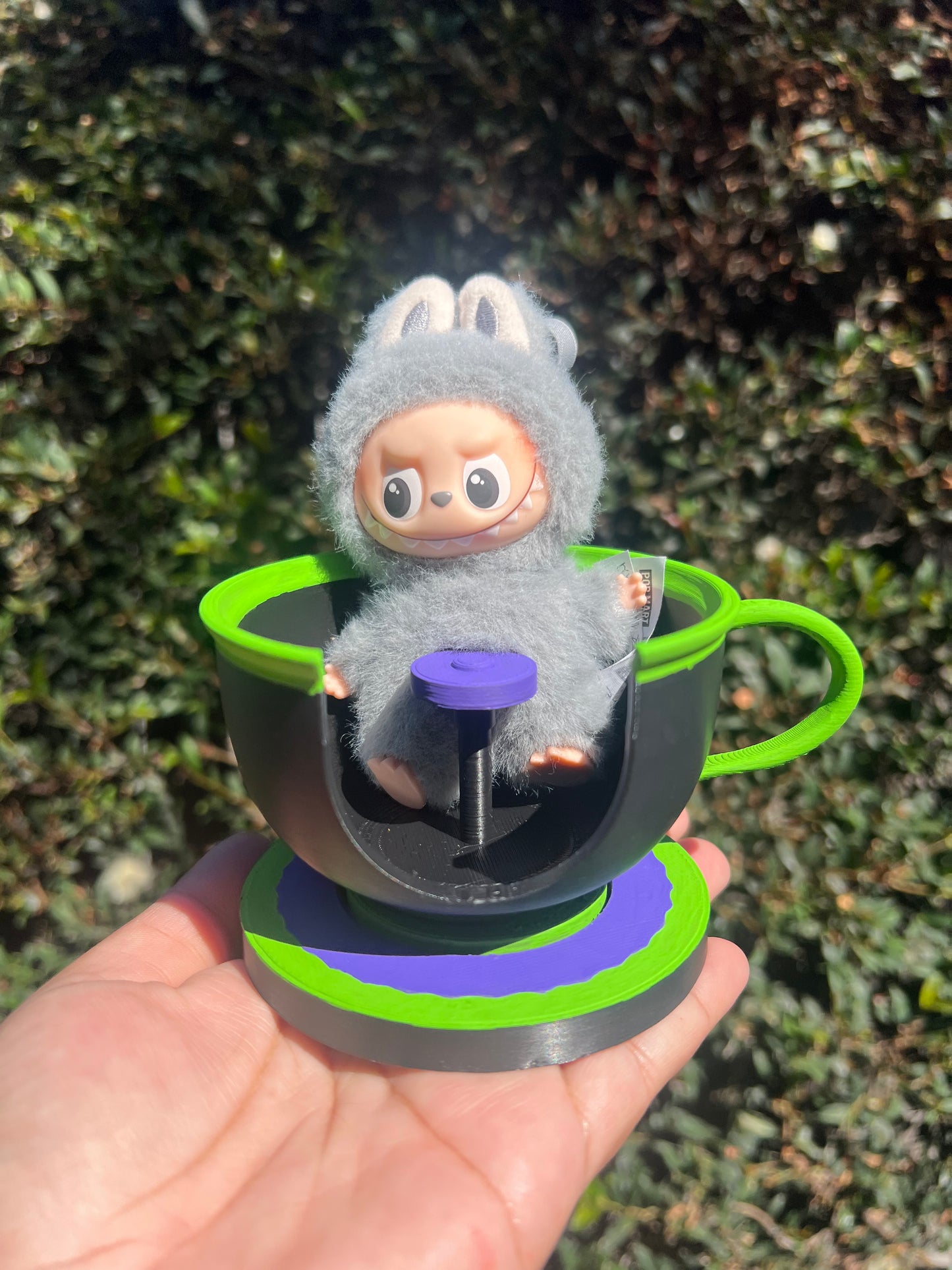 Labubu Pin for Love Disney Teacup Ride Display