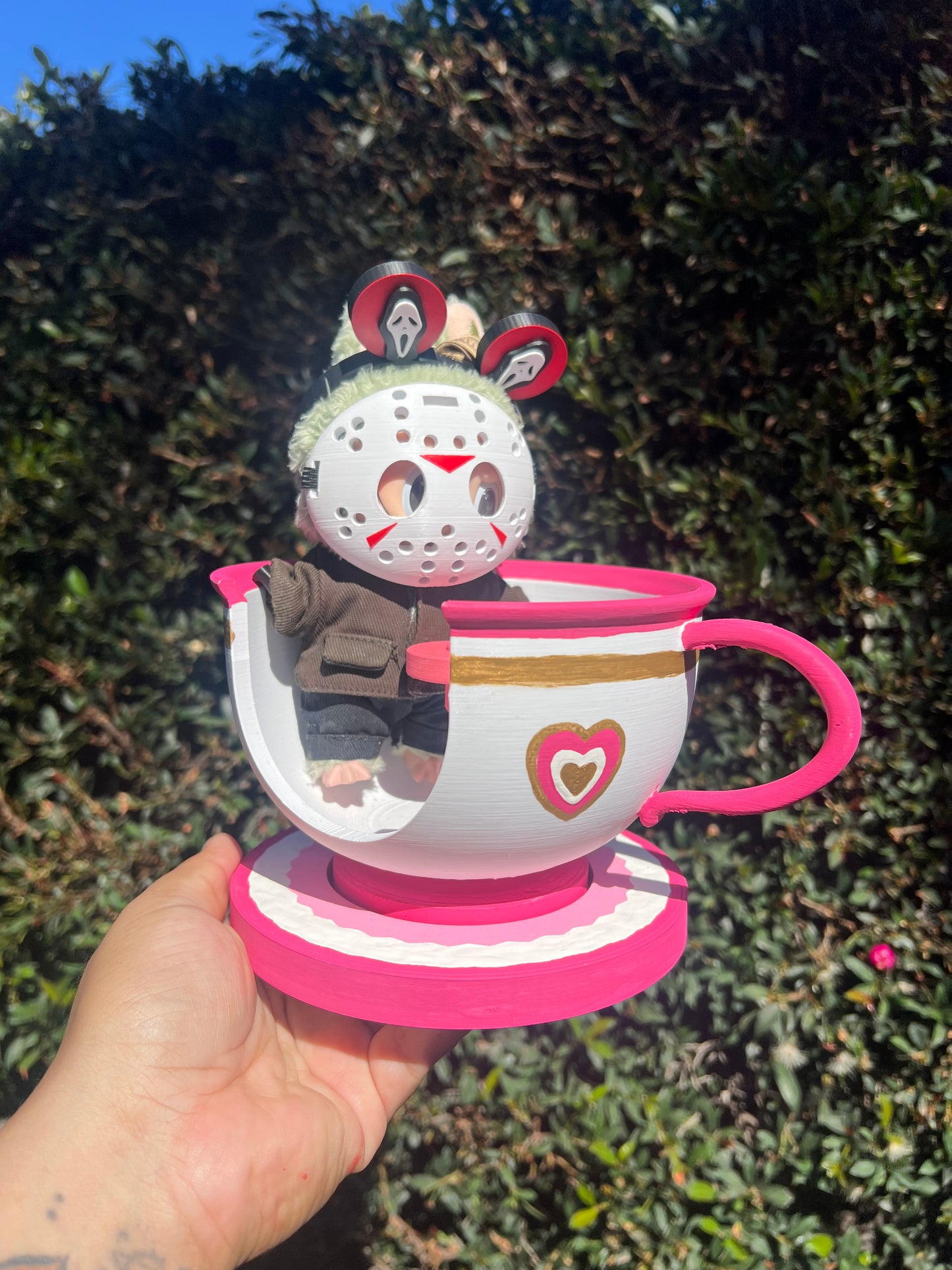 Labubu Disney Teacup Ride Display