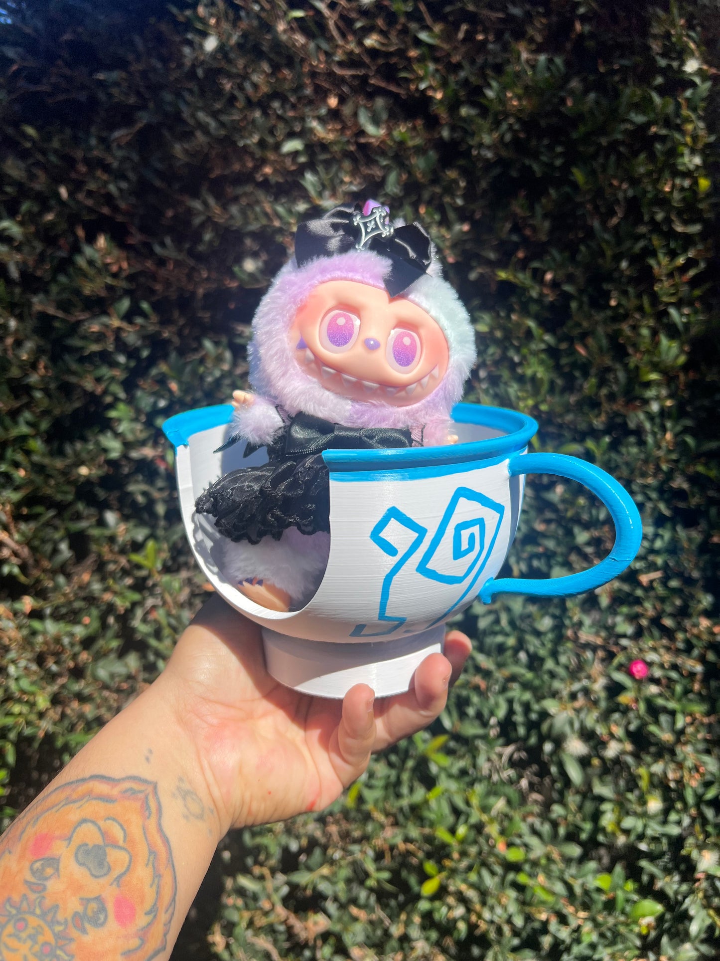 Labubu Disney Teacup Ride Display