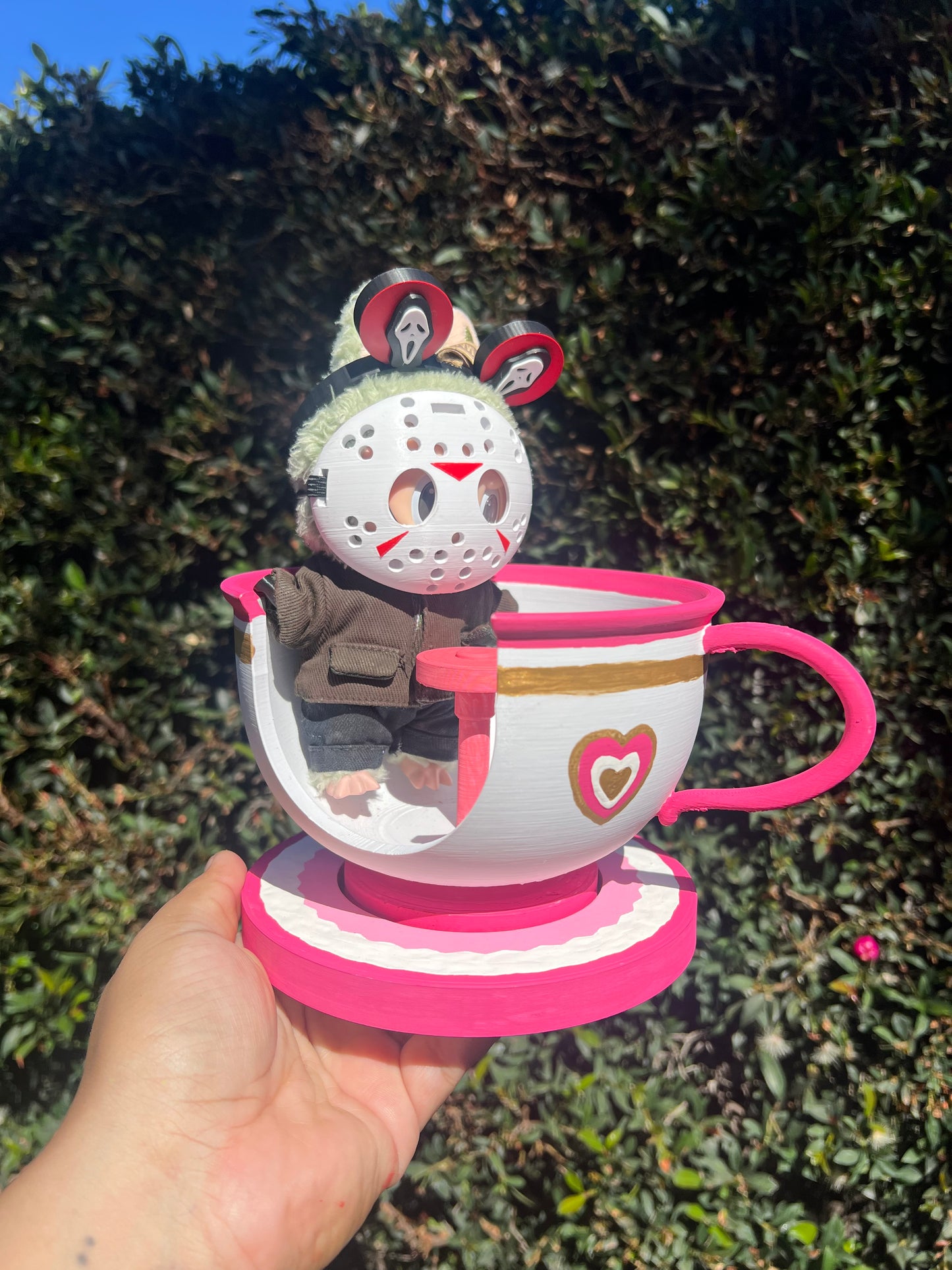 Labubu Disney Teacup Ride Display