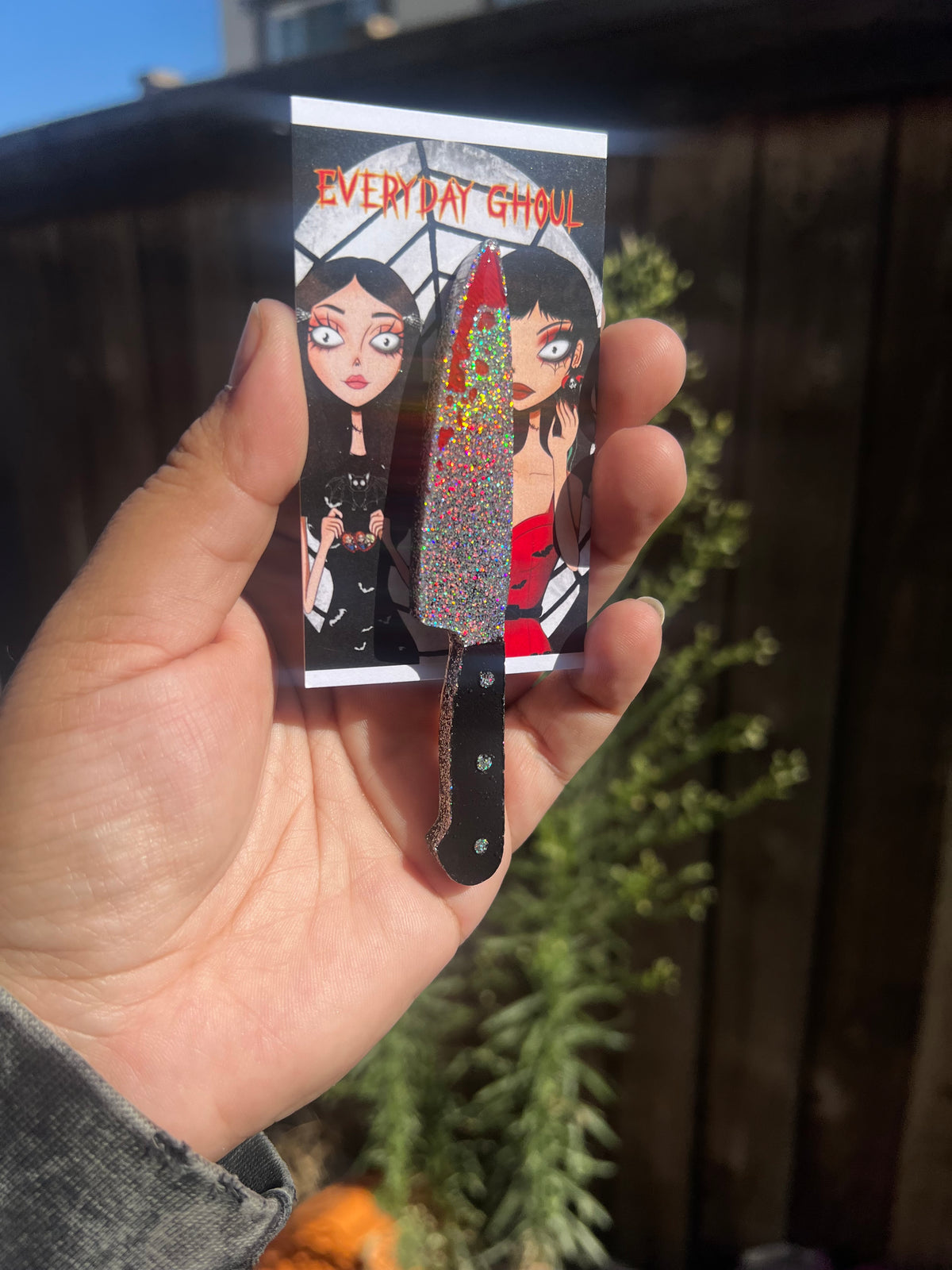 Holographic Knife Hair Clip