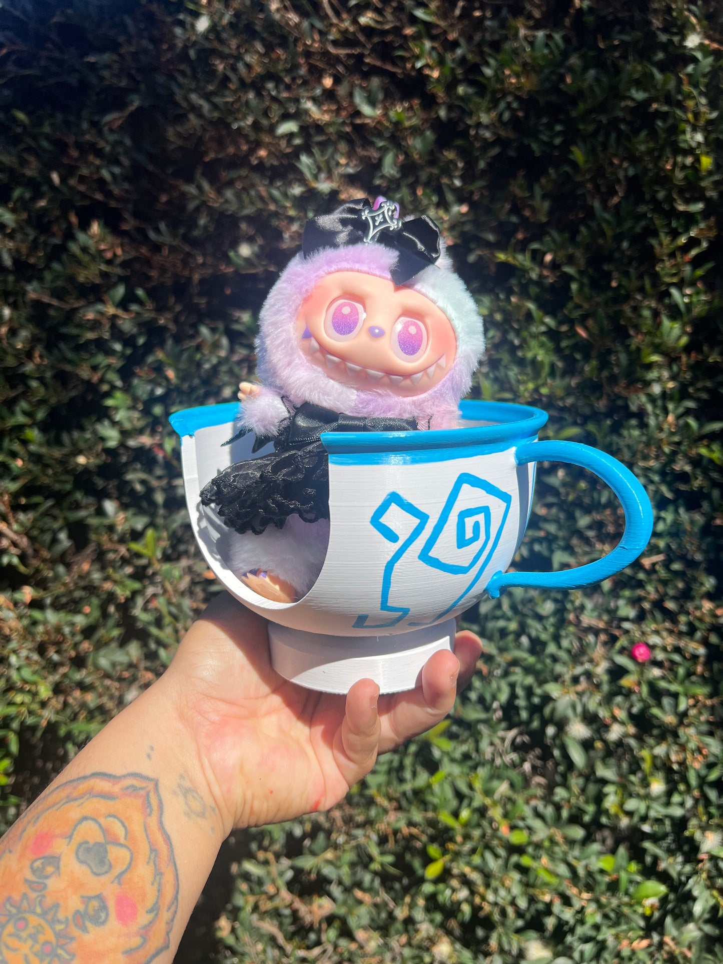 Labubu Disney Teacup Ride Display