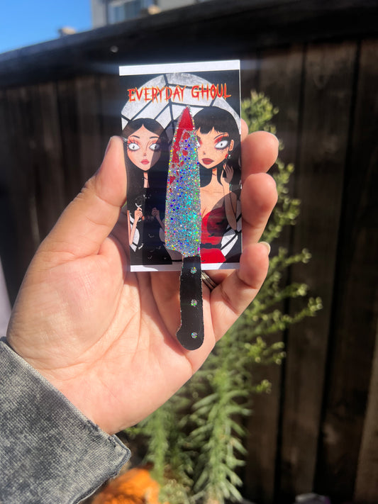 Holographic Knife Hair Clip