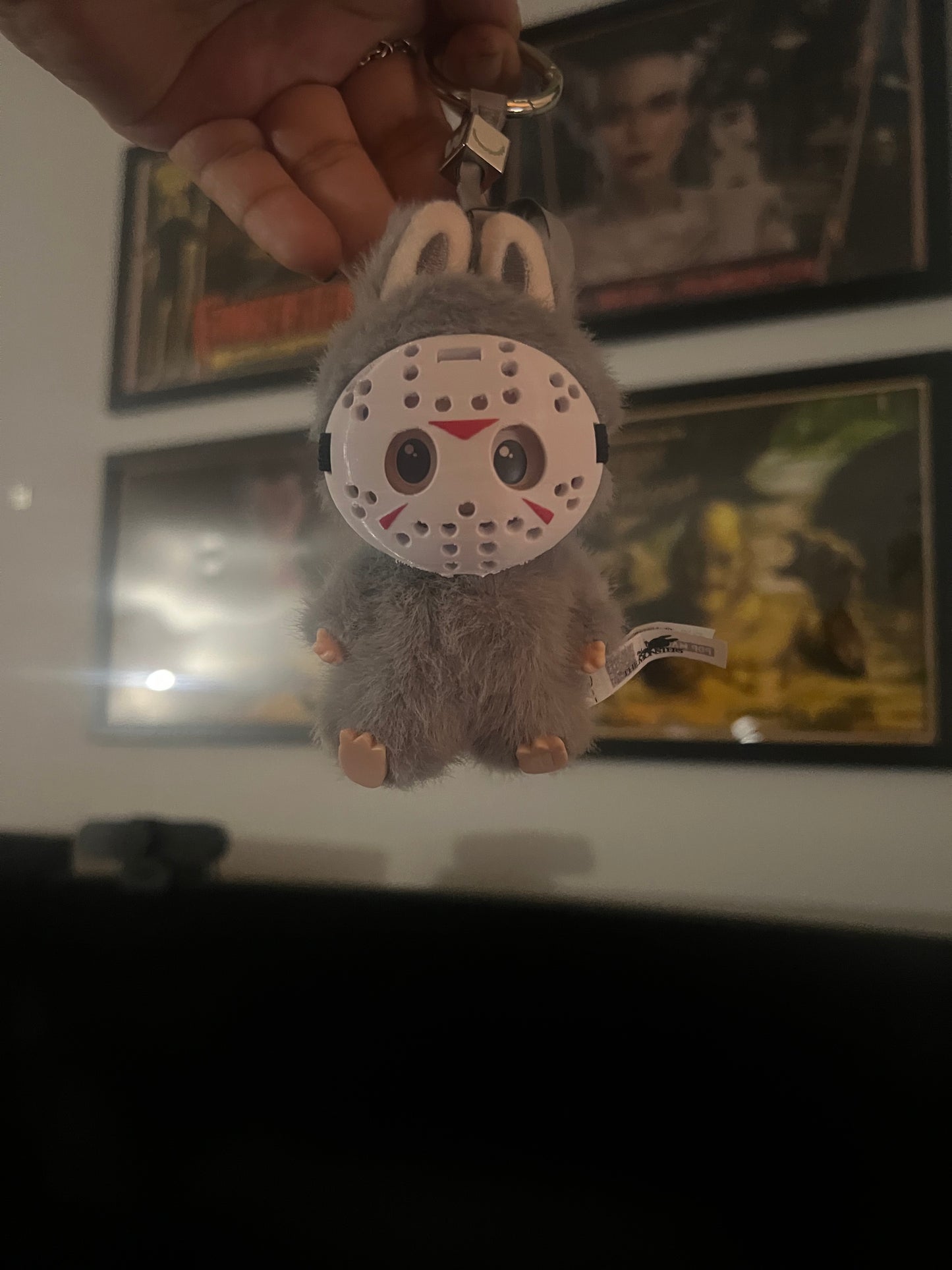 Labubu Jason Voorhees Pin for Love Mask