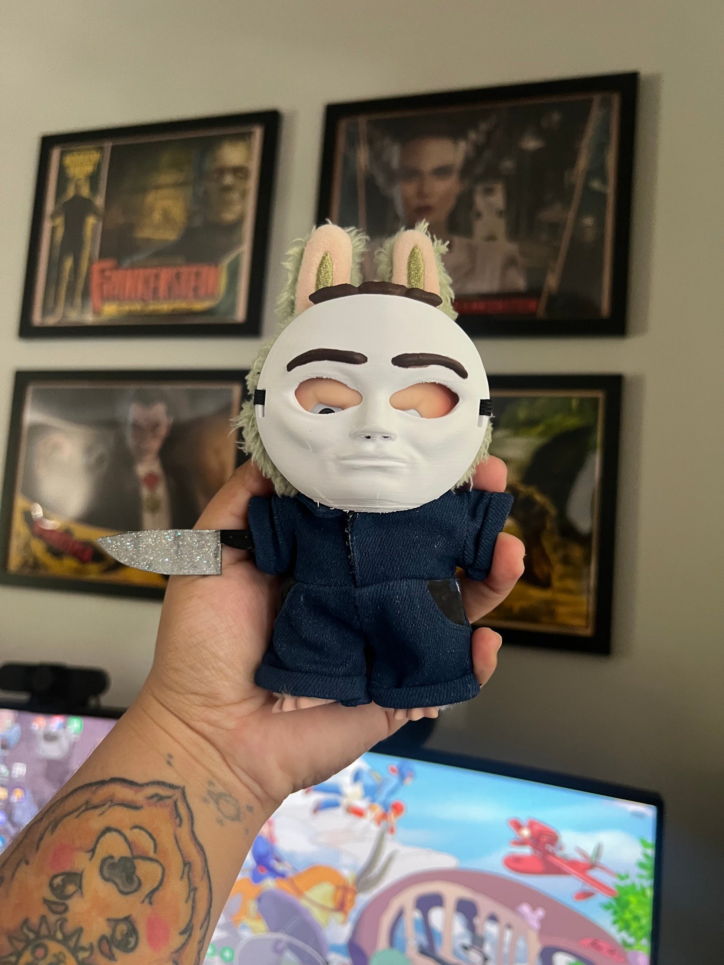 Labubu Michael Myers Costume