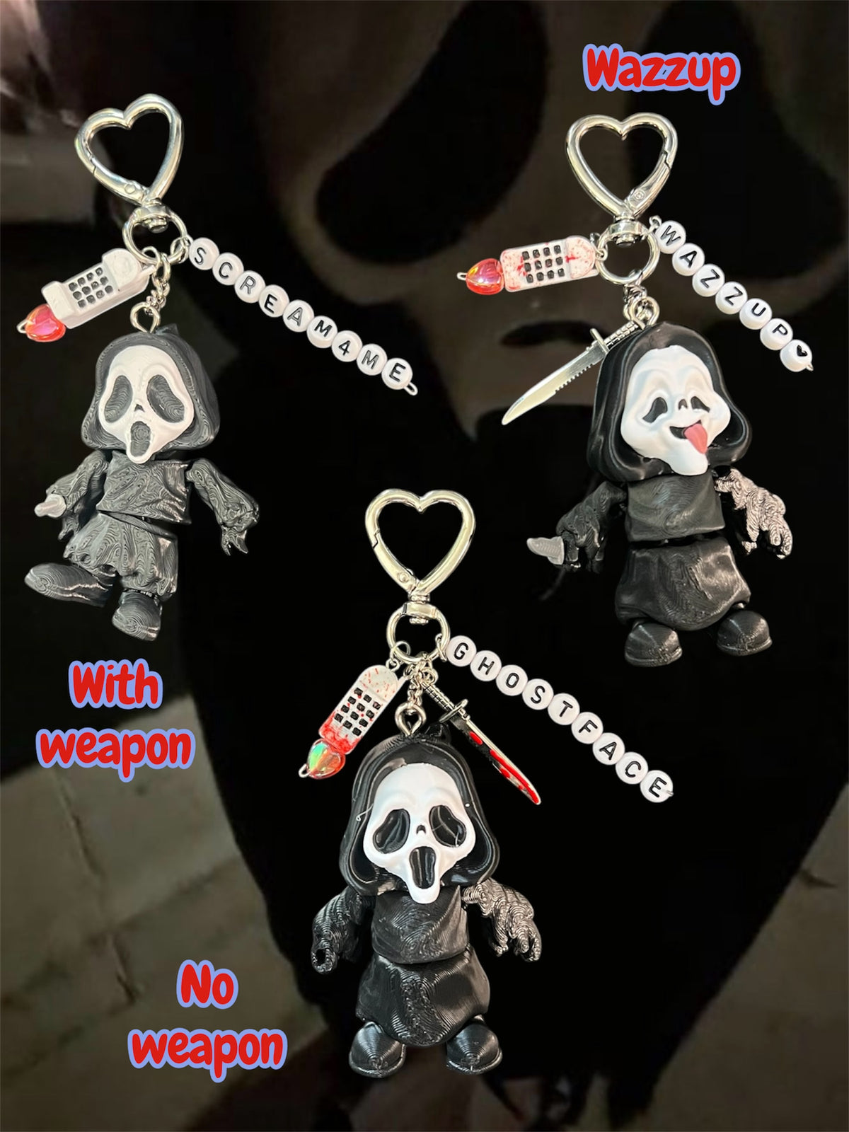Ghostface Keychain