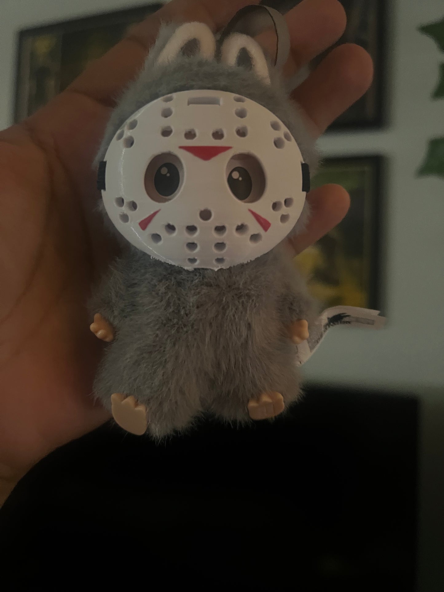 Labubu Jason Voorhees Pin for Love Mask