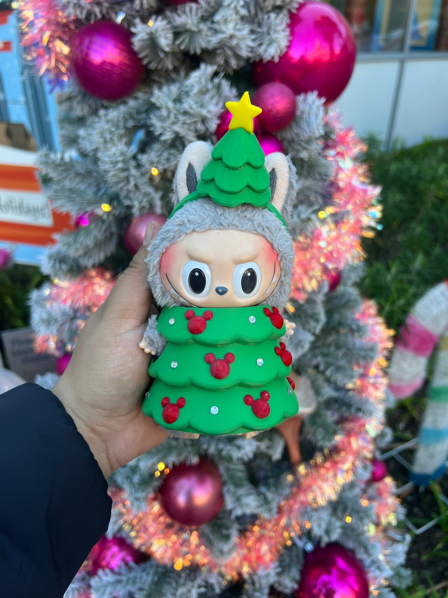 Labubu Christmas Tree Printed Costume