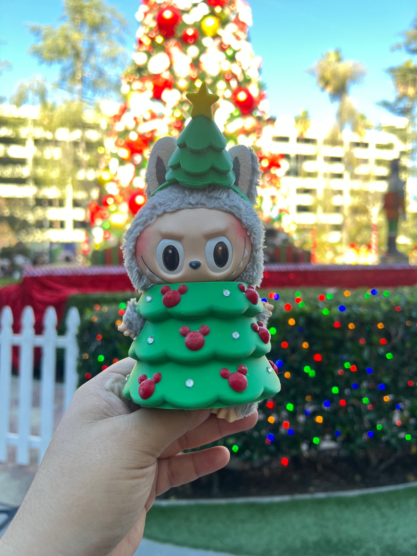 Labubu Christmas Tree Printed Costume