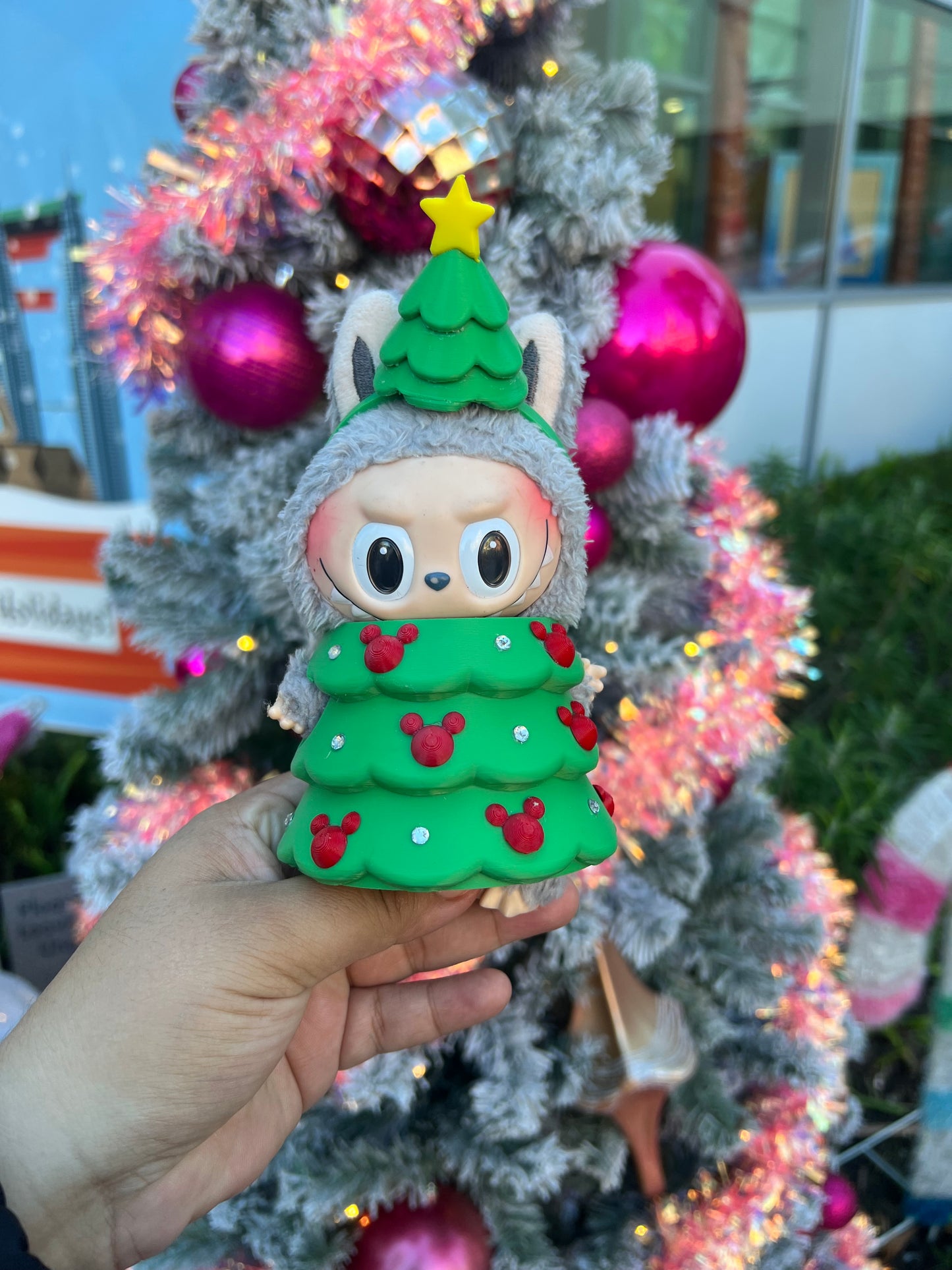 Labubu Christmas Tree Printed Costume