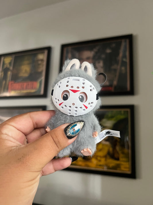 Labubu Jason Voorhees Pin for Love Mask