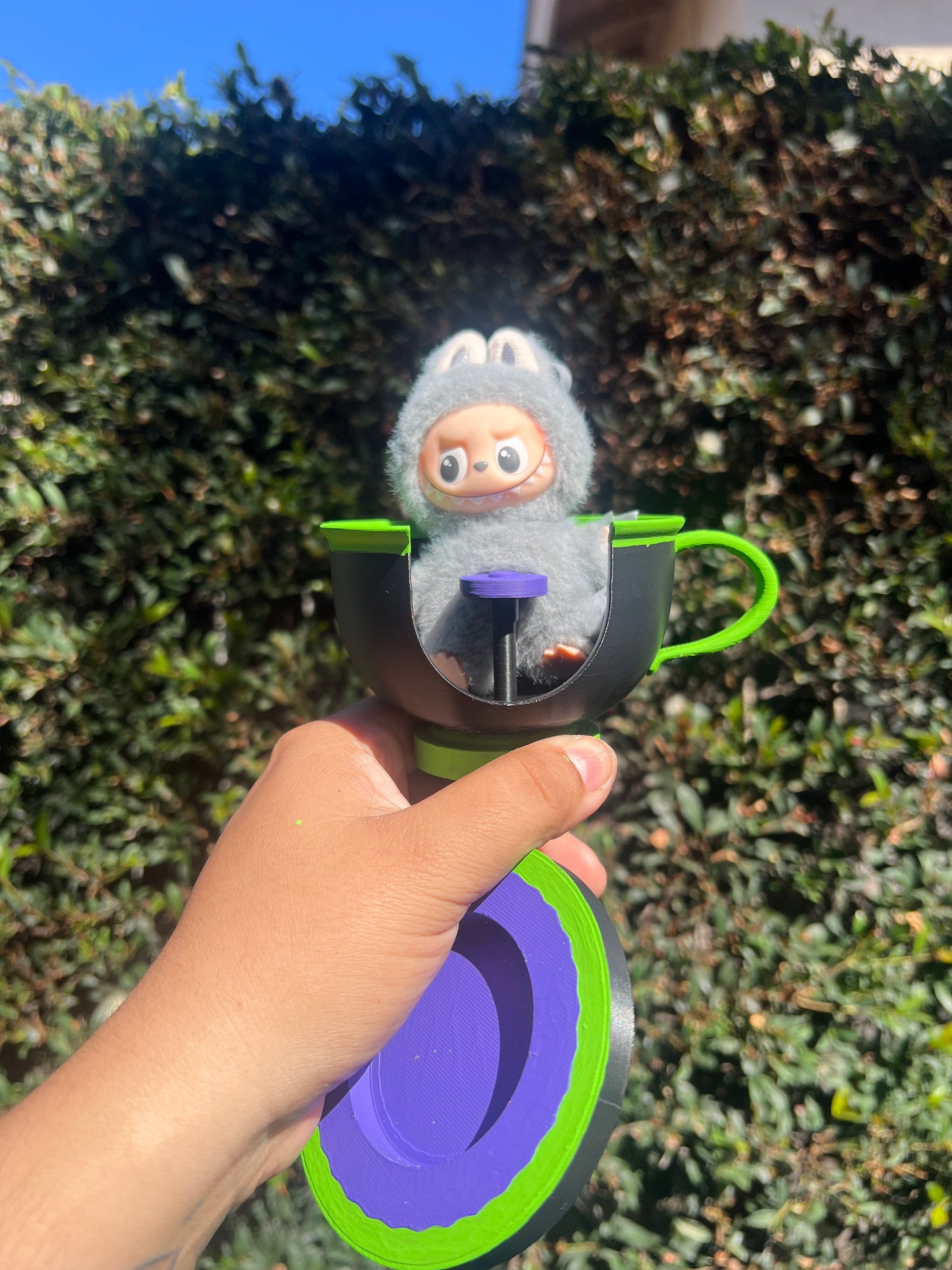 Labubu Pin for Love Disney Teacup Ride Display