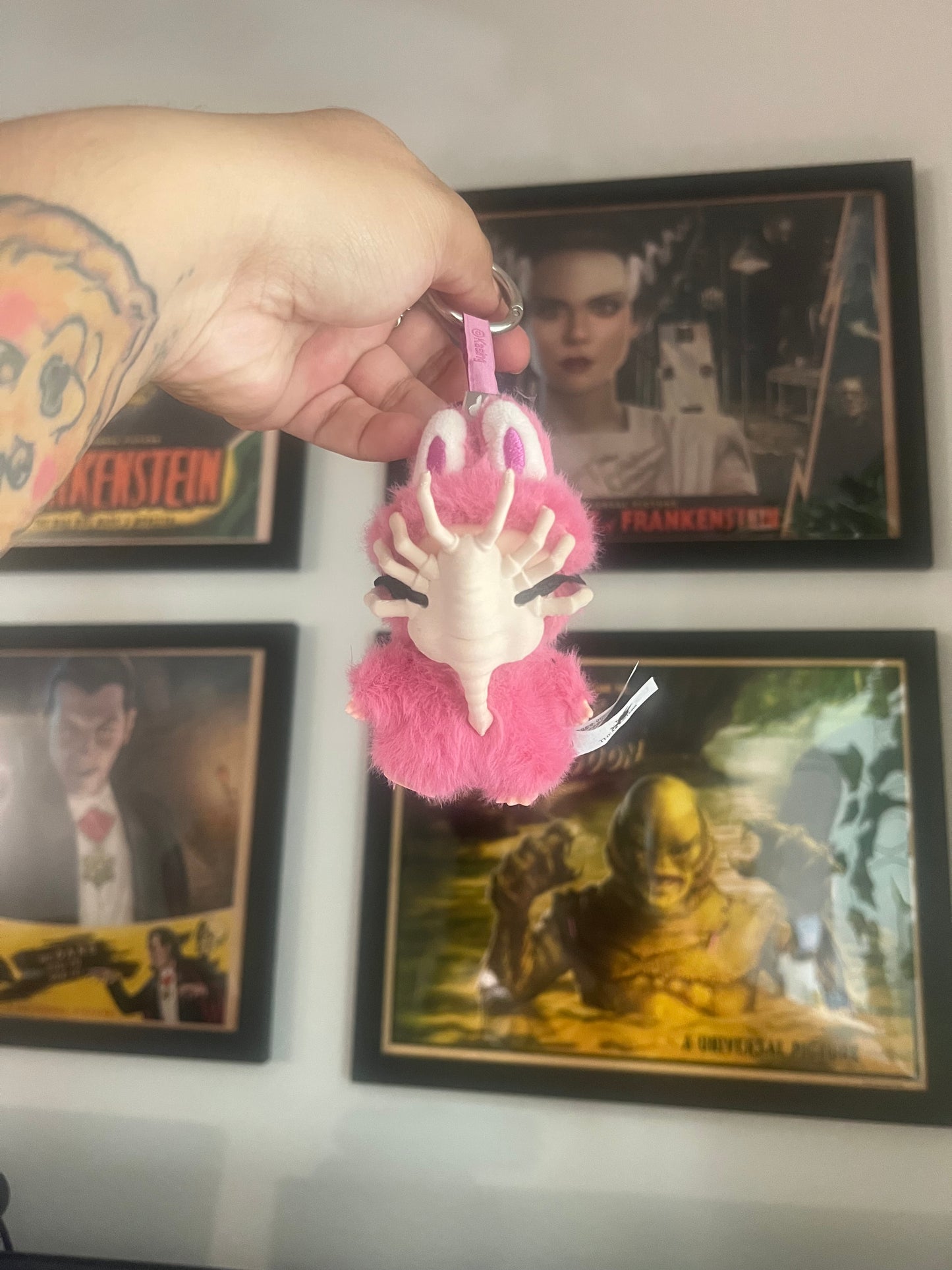 Labubu Pin for Love Baby Face Hugger