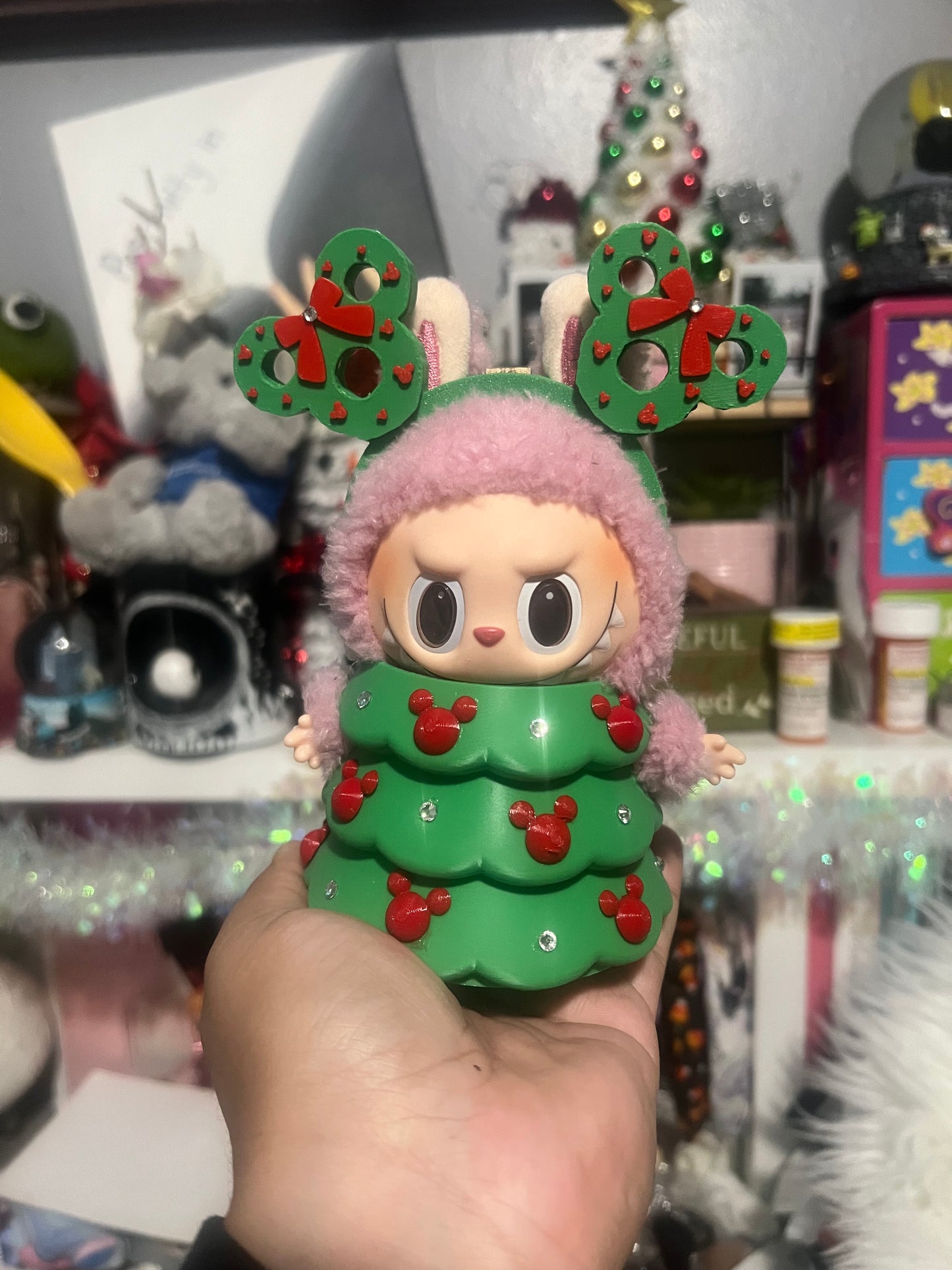 Labubu Christmas Tree Printed Costume