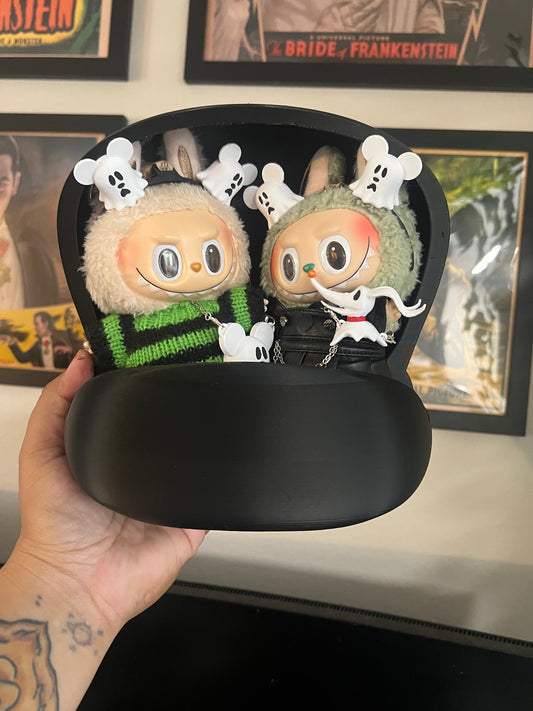Labubu Doom Buggy Haunted Mansion Themed Display