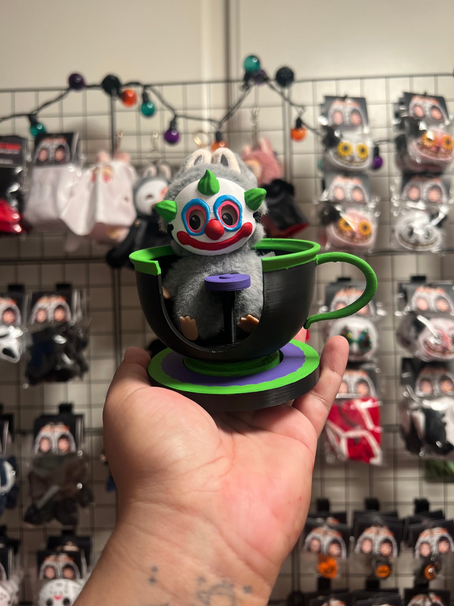 Labubu Pin for Love Shorty Mask Acessory