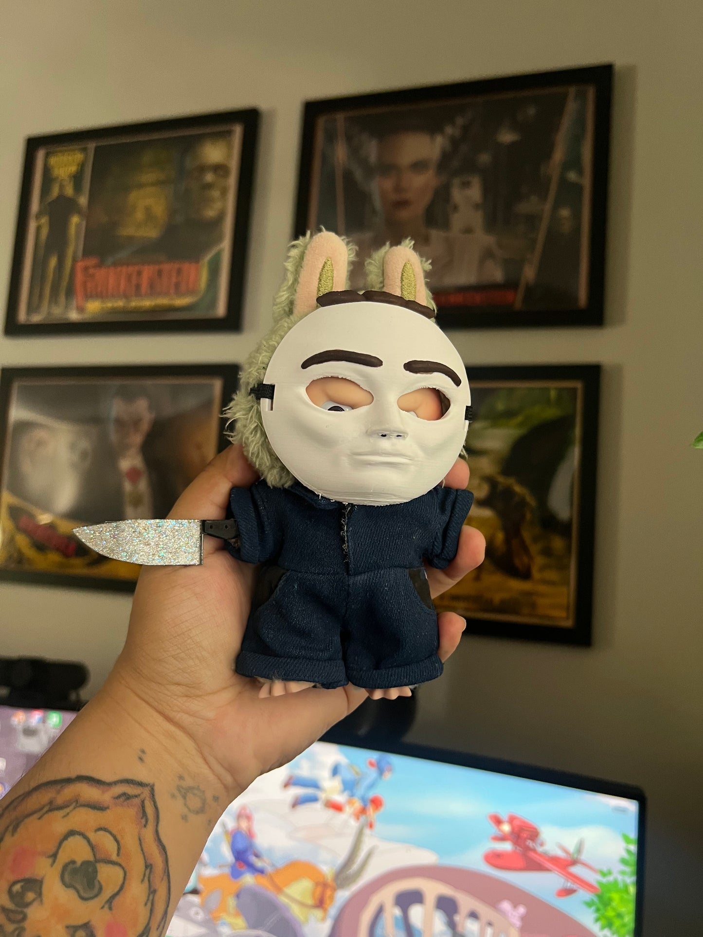 Labubu Michael Myers Costume
