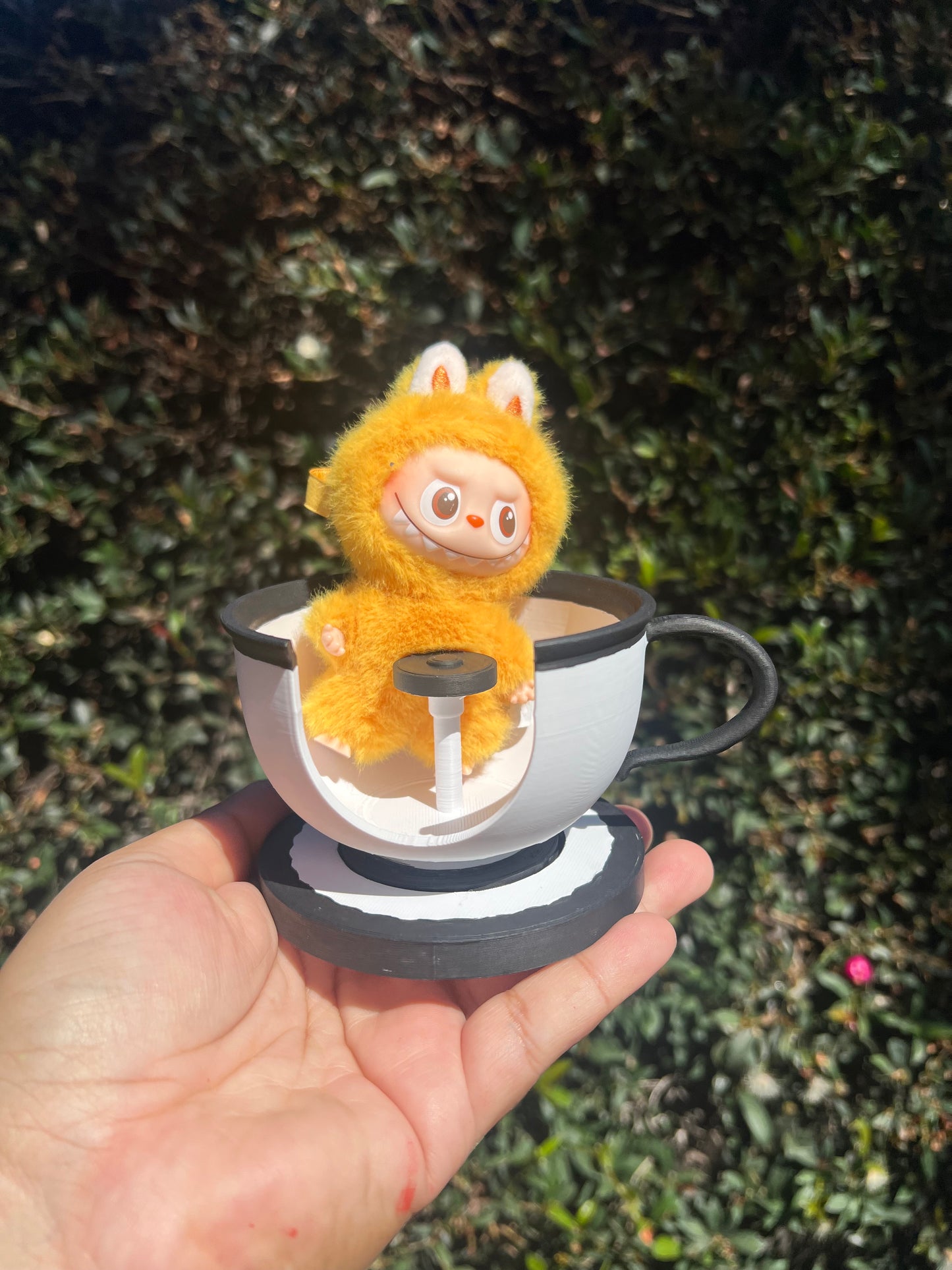 Labubu Disney Teacup Ride Display