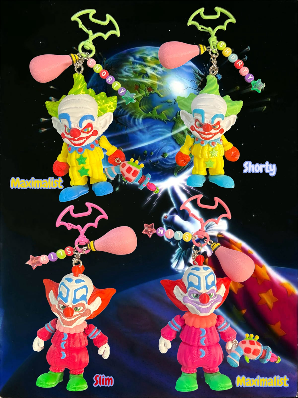 Klowns from Outer Space Keychain
