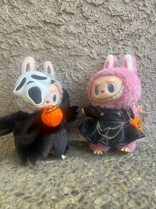 Jack-O-Latern Labubu Bag Accessory