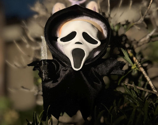 Labubu Handmade Ghostface Costume with Mask and Knife Set